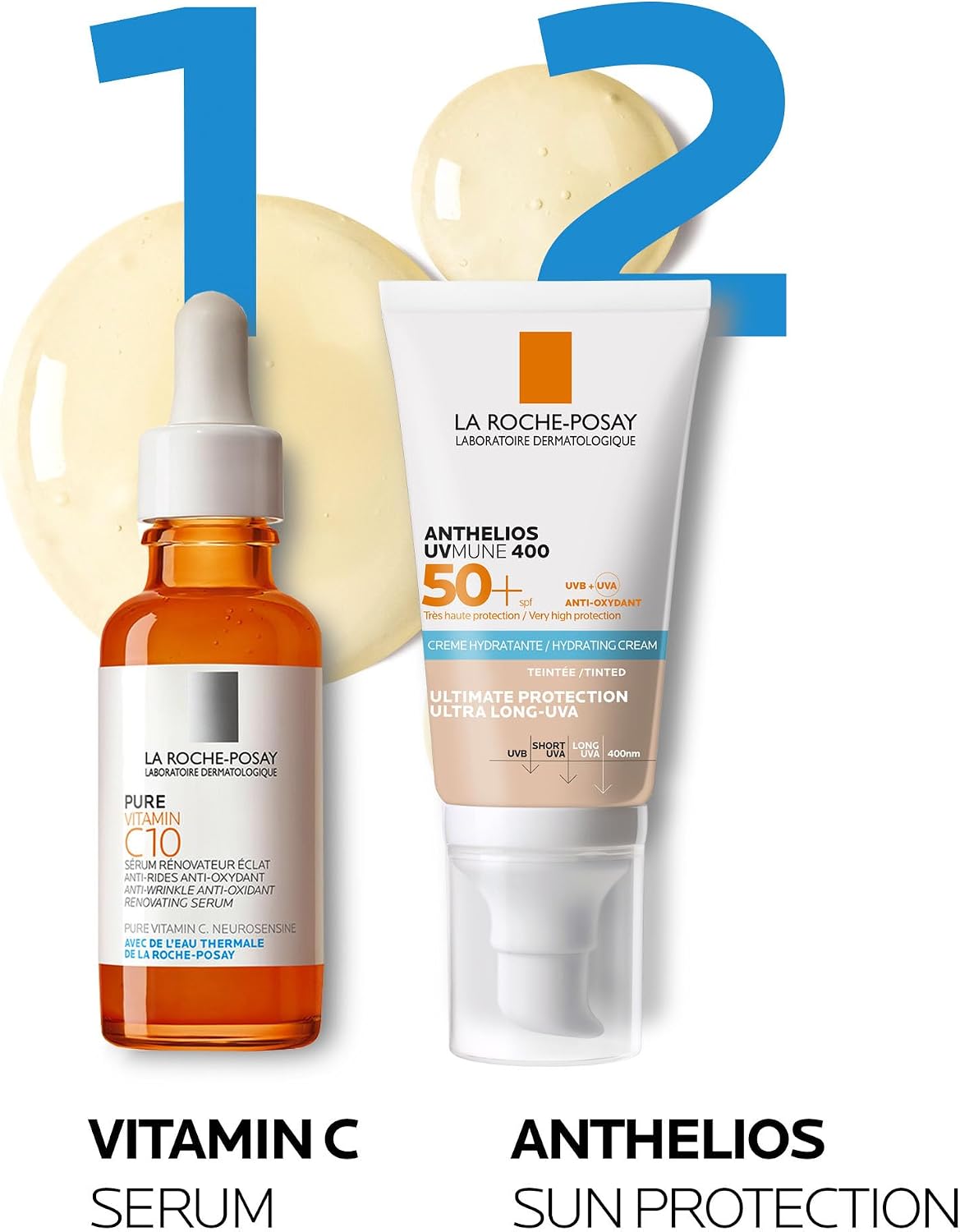 Detalle de La Roche-Posay Anthelios UVMune 400 Hydrating Tint SPF50+ for Sensitive Skin (50 ml)