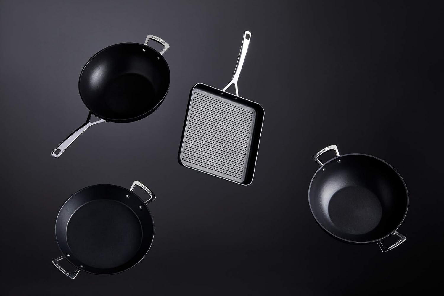 Thumbnail 6 de Le Creuset Toughened Non-Stick Stir Fry Pan 30x9cm with Helper Handle (Aluminium, 51104300010202)