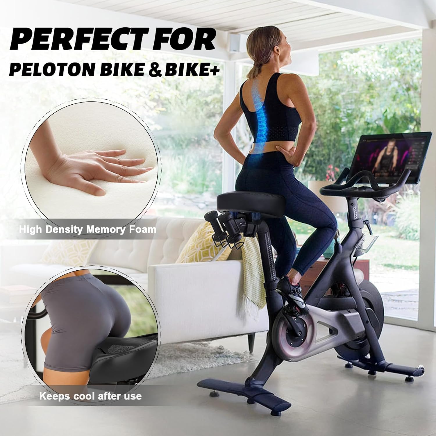 Thumbnail 4 de Noseless Bike Seat 580 lb