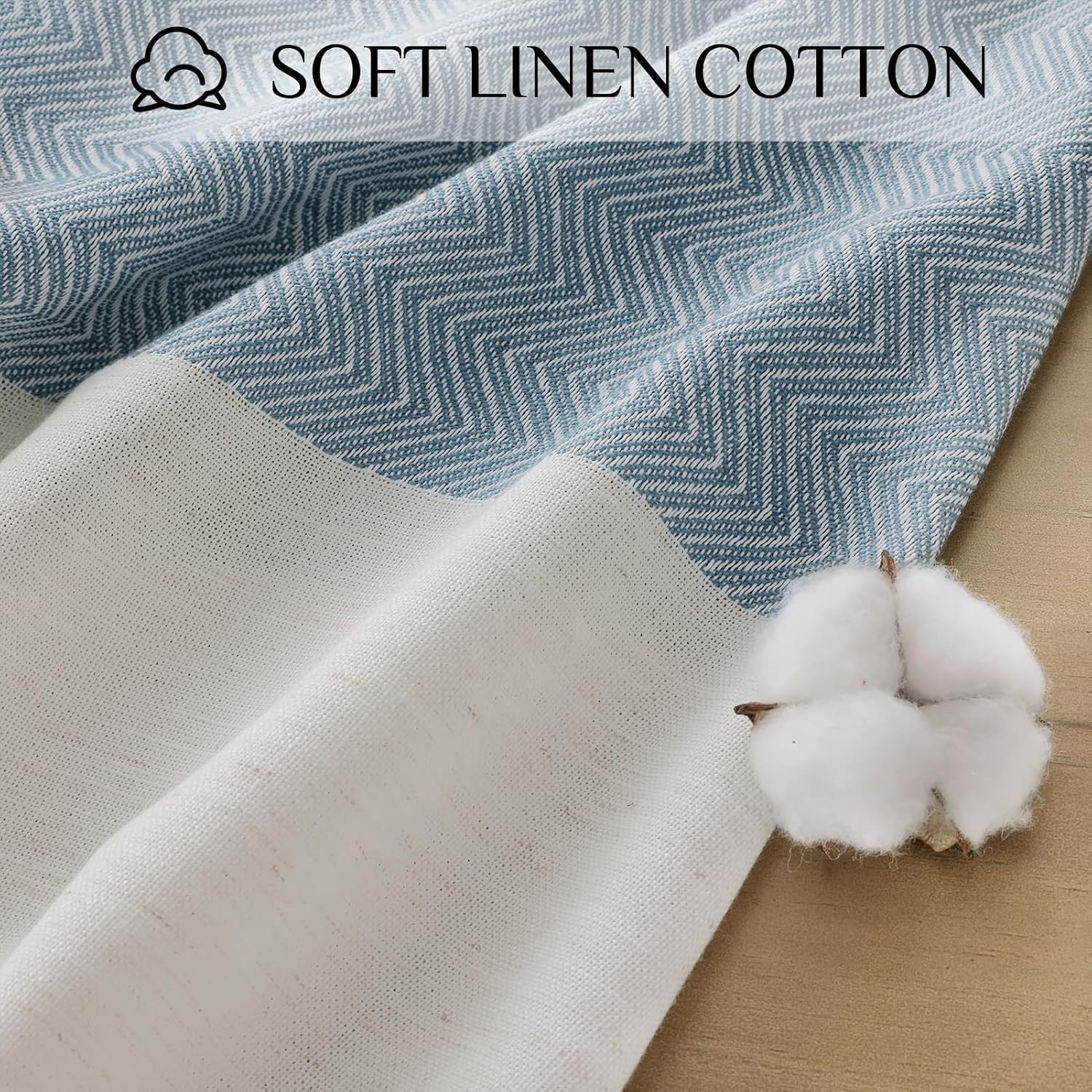 Detalle de Softalker Outdoor Tablecloth 55 x 120-inch