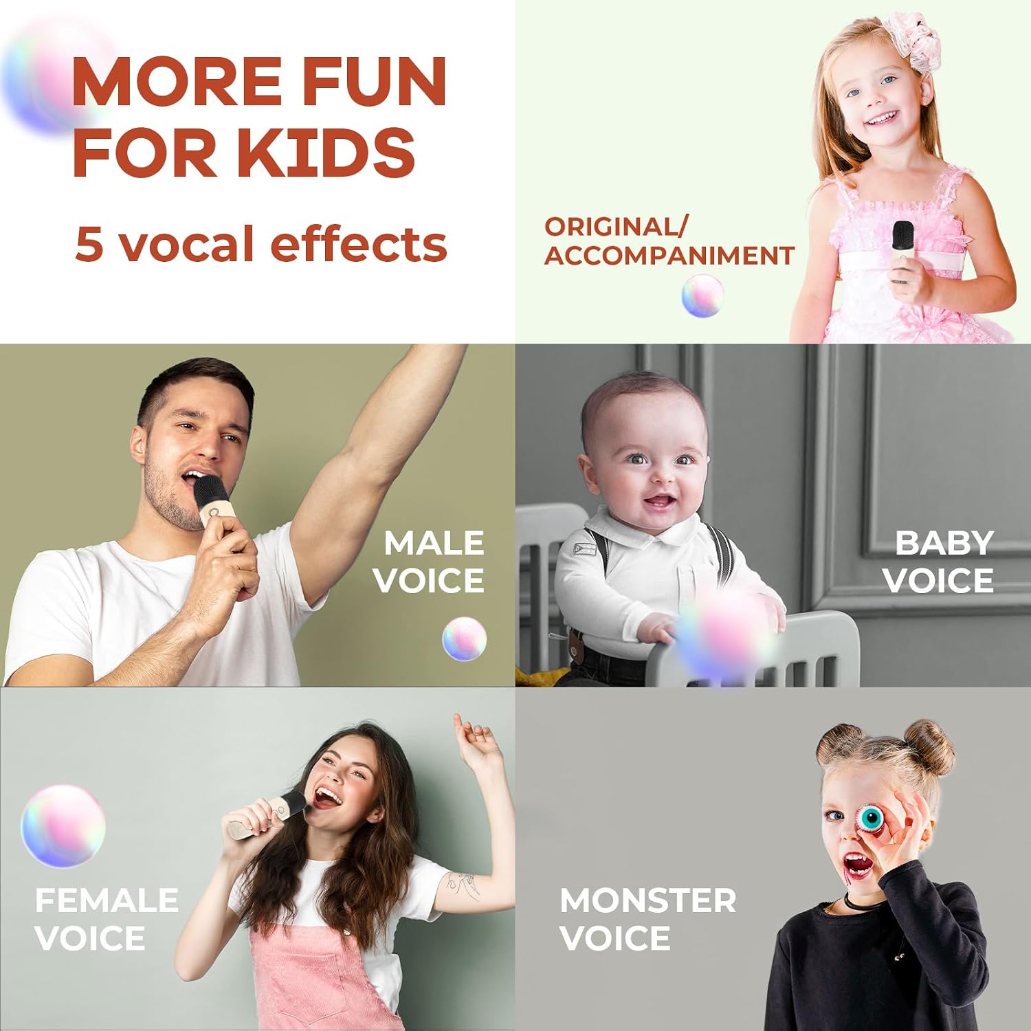 Thumbnail 3 de YLL Mini Karaoke Machine 2 Wireless Mic