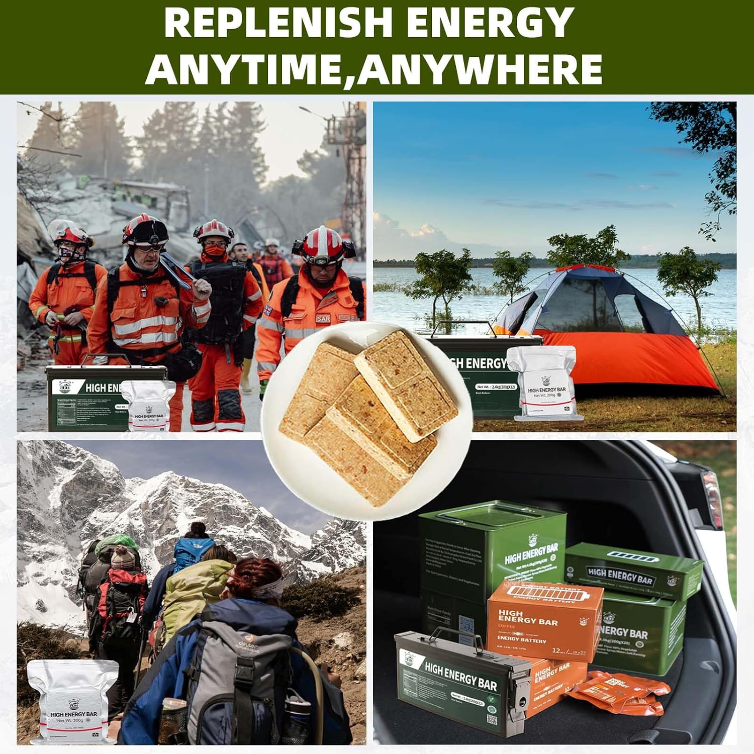 Thumbnail 6 de BDH Emergency Food Ration Bars 12 pack