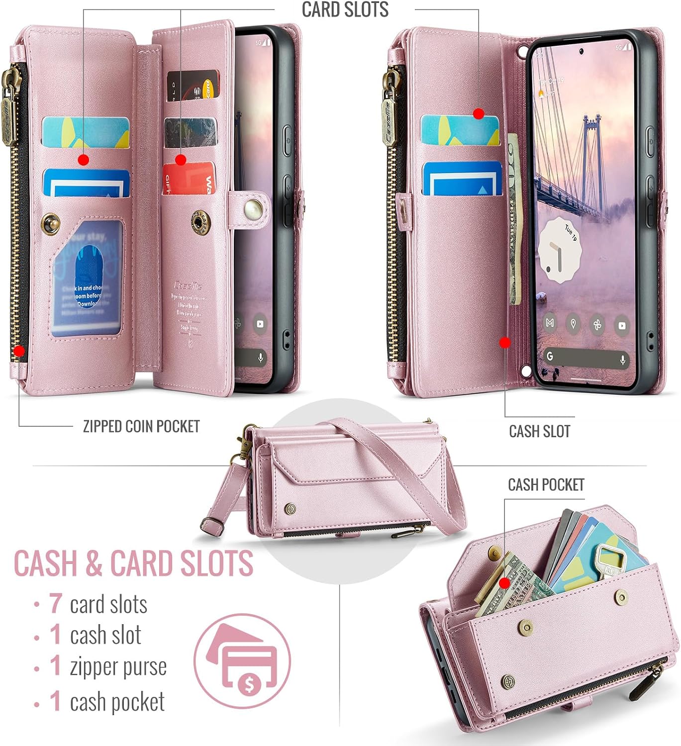 Detalle de WAWZ Wallet Case for Google Pixel 10a
