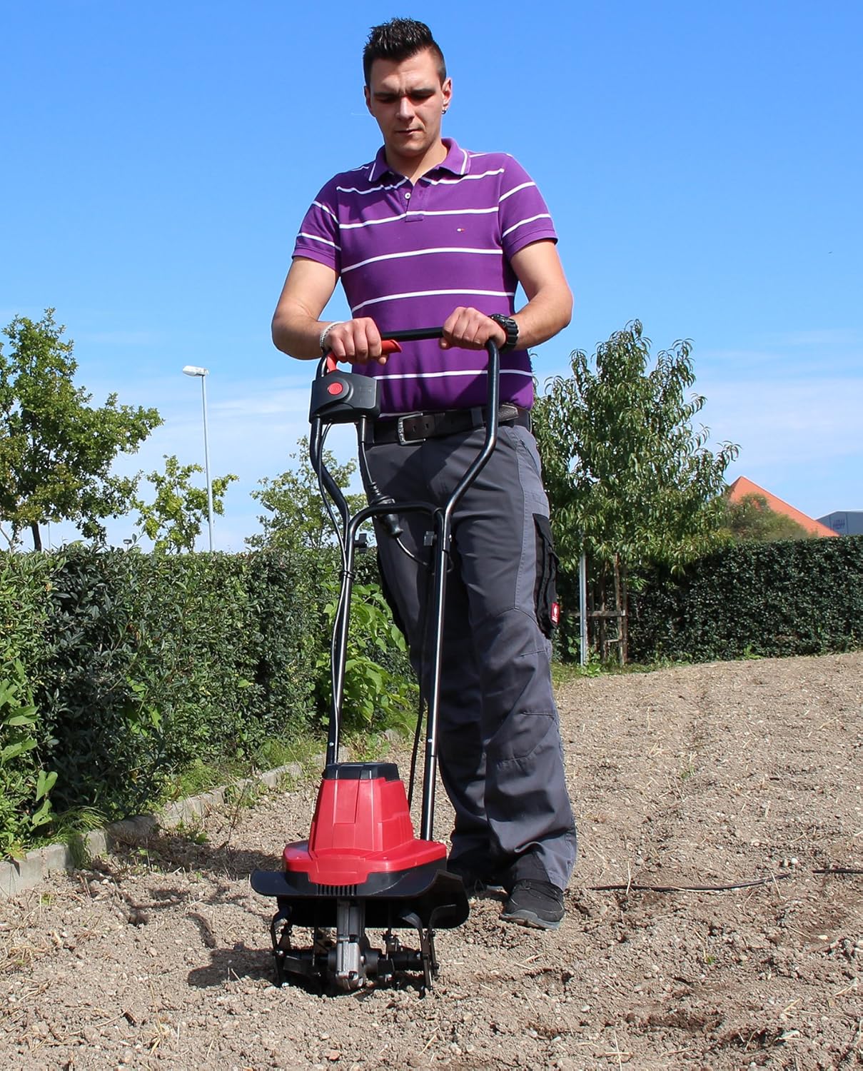 Thumbnail 2 de Einhell GC-RT 7530 Zappatrice Elettrica – potenza affidabile per il giardinaggio fai-da-te, rosso/nero