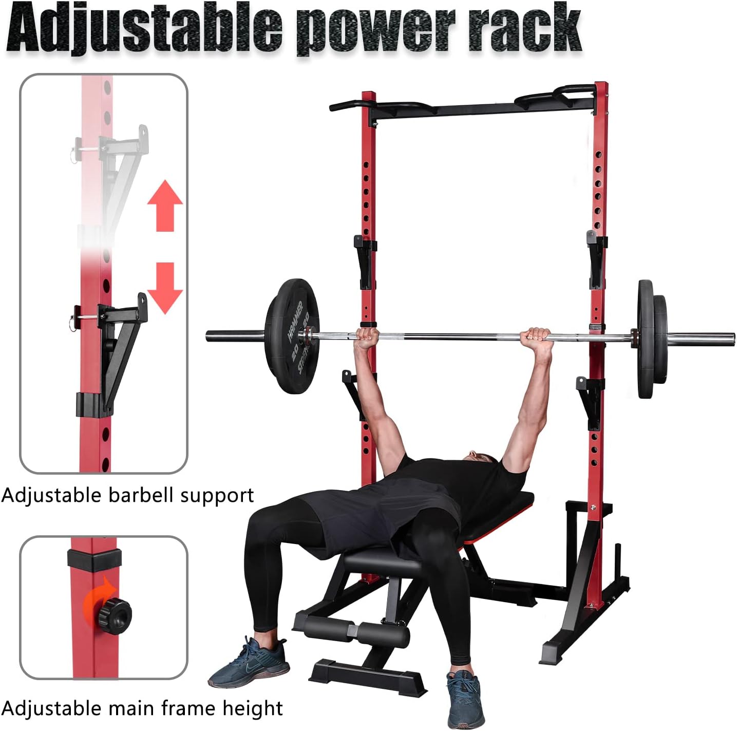 Detalle 2 de CANPA Power Rack with 800 lb Capacity