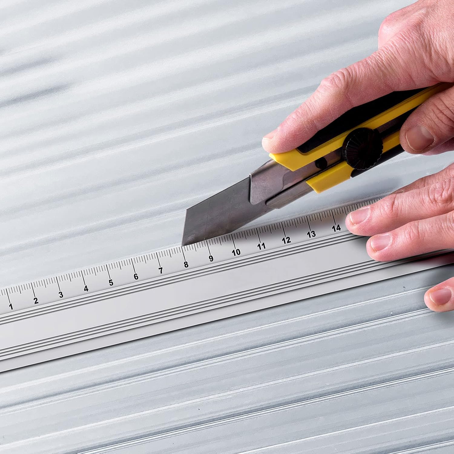 Detalle de KARAT 10,25 m² Transparent 4 mm – Gewächshaus Stegplatten aus Polycarbonat, 14 Stück (60,5 x 121 cm)