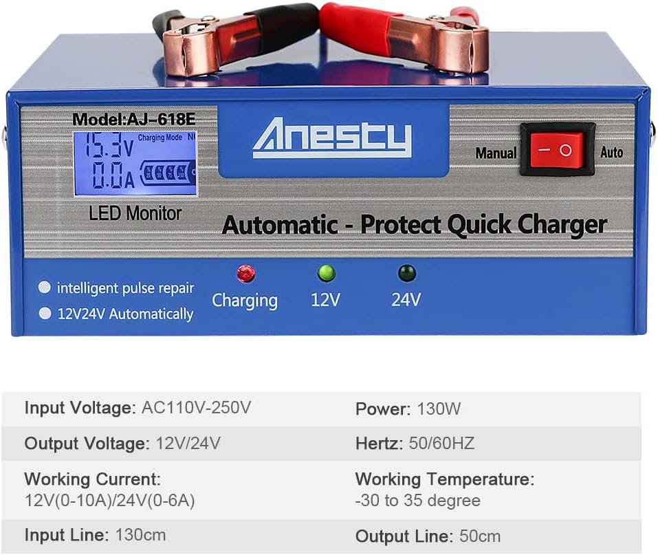 Thumbnail 5 de Car Battery Charger 12V/24V 130W