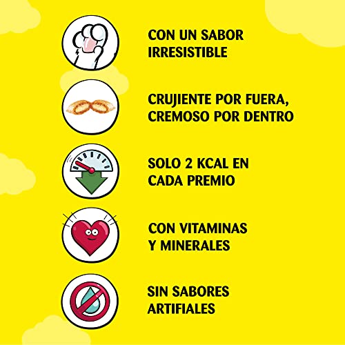 Detalle 2 de Catisfactions Premios para Gatos – Sabor Pollo (Maxipack 4 x 180 g)