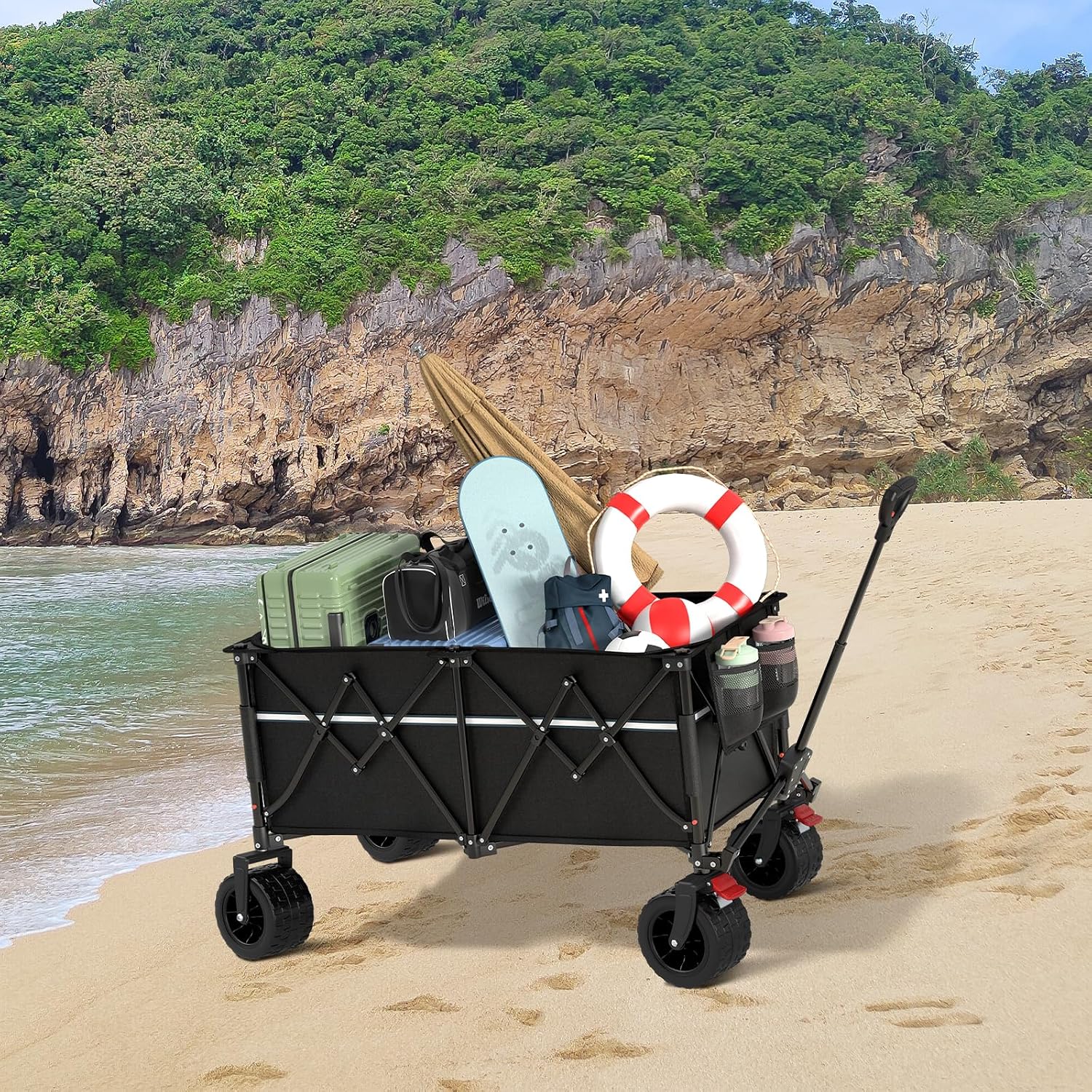 Detalle 2 de ROSONG Folding Utility Wagon 260L