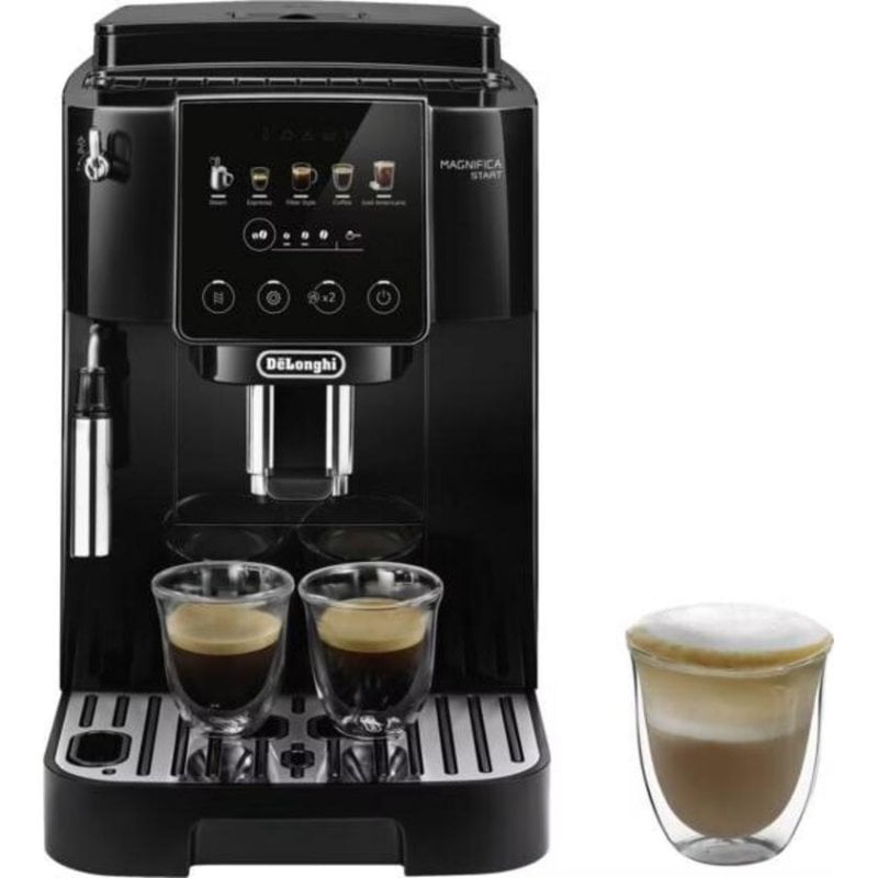 Detalle de DeLonghi Magnifica ECAM220.51.B: cafetera superautomática con espumador de leche y 1,8 L