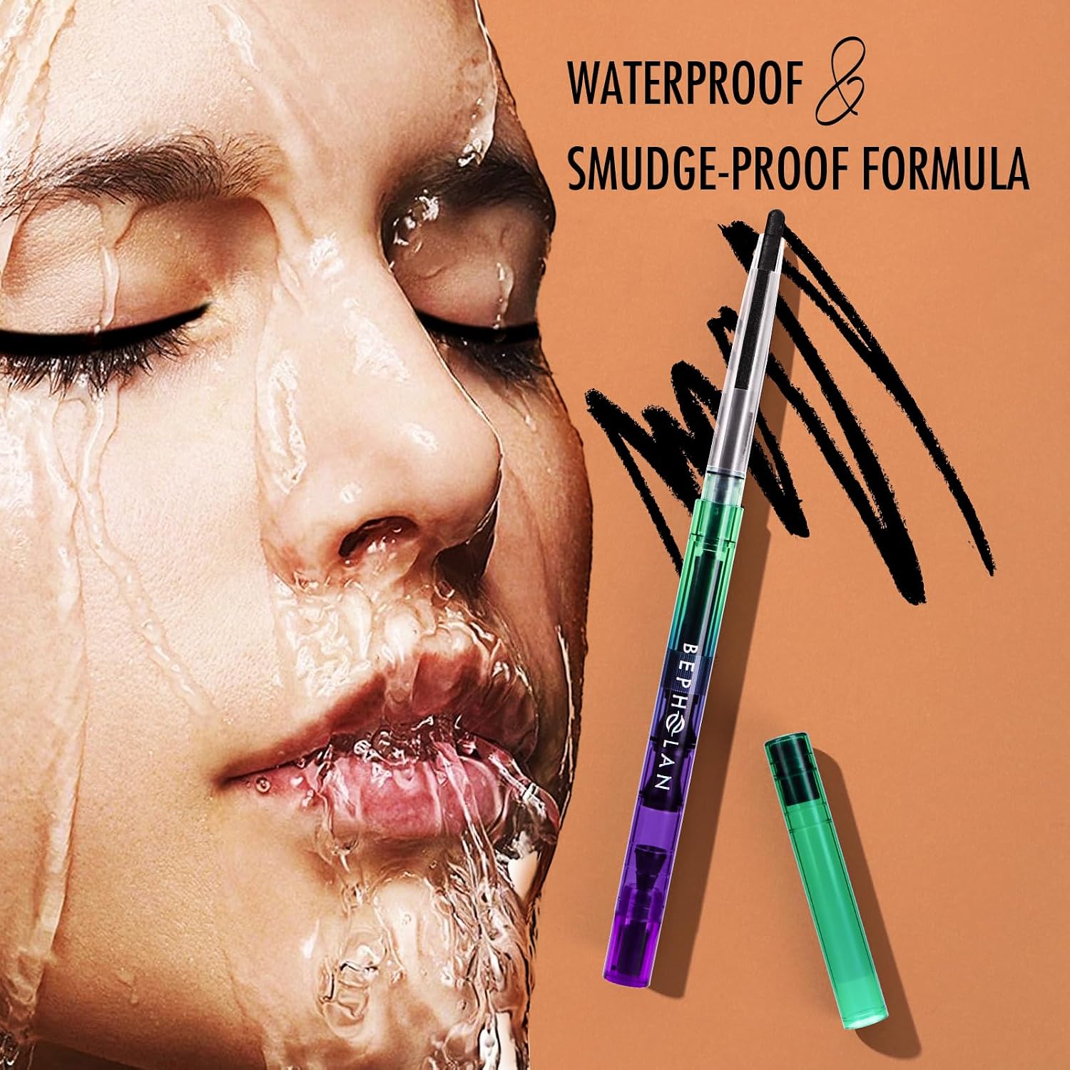 Thumbnail 2 de BEPHOLAN Black Gel Eyeliner Pencil