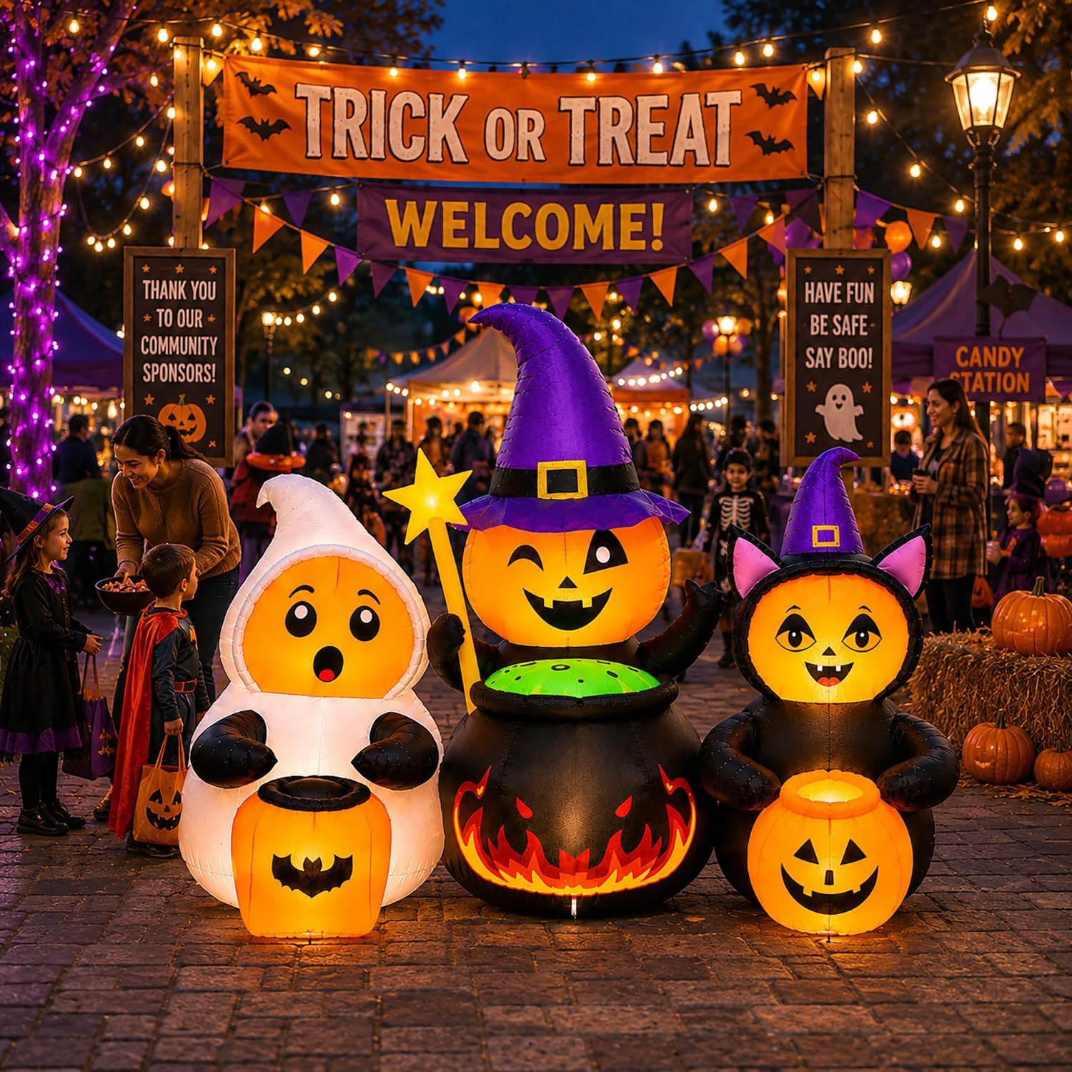 Thumbnail 6 de YY-HI-PKP-7FT 7-ft Halloween Inflatable with Built-In LEDs