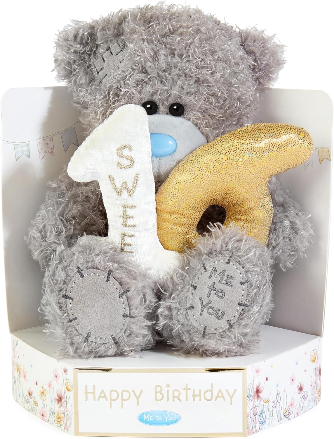 Detalle de Me to You Tatty Teddy 16th Birthday Plush 15cm bear on plinth