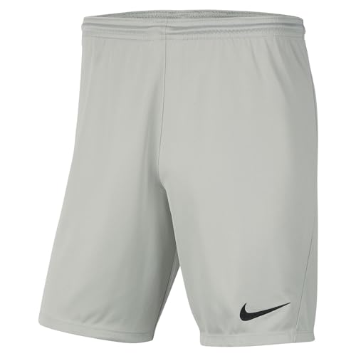 Detalle de Nike M NK Dry Park III Short Nb K para hombre – Pantalón corto deportivo en Pewter Grey/Black