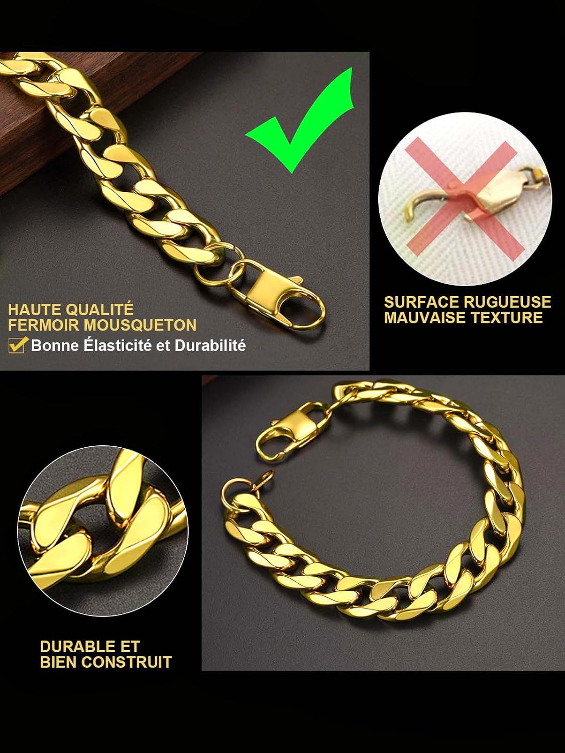 Thumbnail 4 de ChainsHouse Bracelet Gourmette 13 mm đ