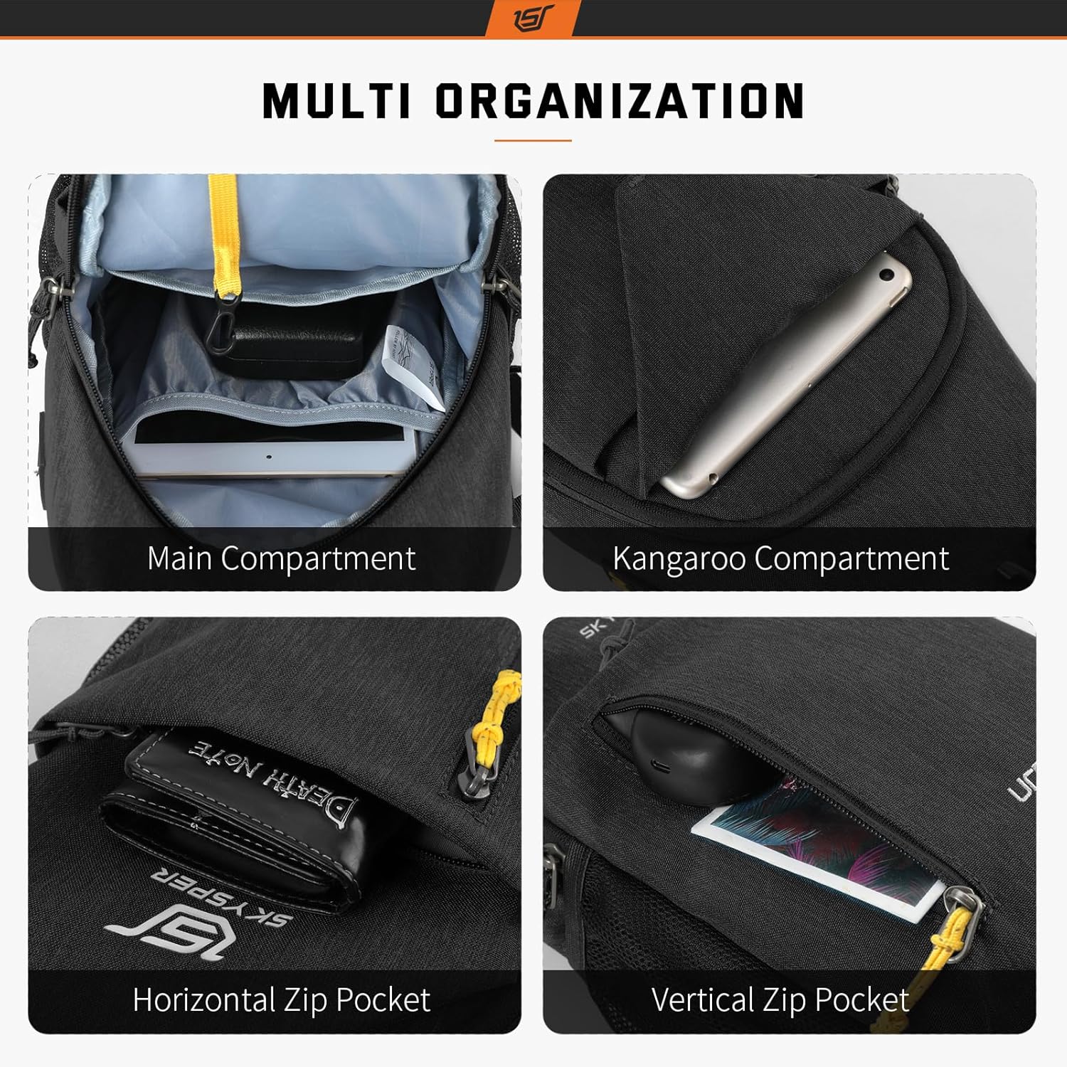 Thumbnail 1 de SKYSPER Sling Bag leicht, 6 Liter