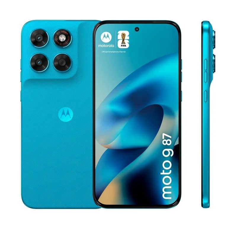 Detalle 2 de Motorola Moto G87 5G 8GB/256GB Azul: resistencia, pantalla grande y cámara de 200 MP