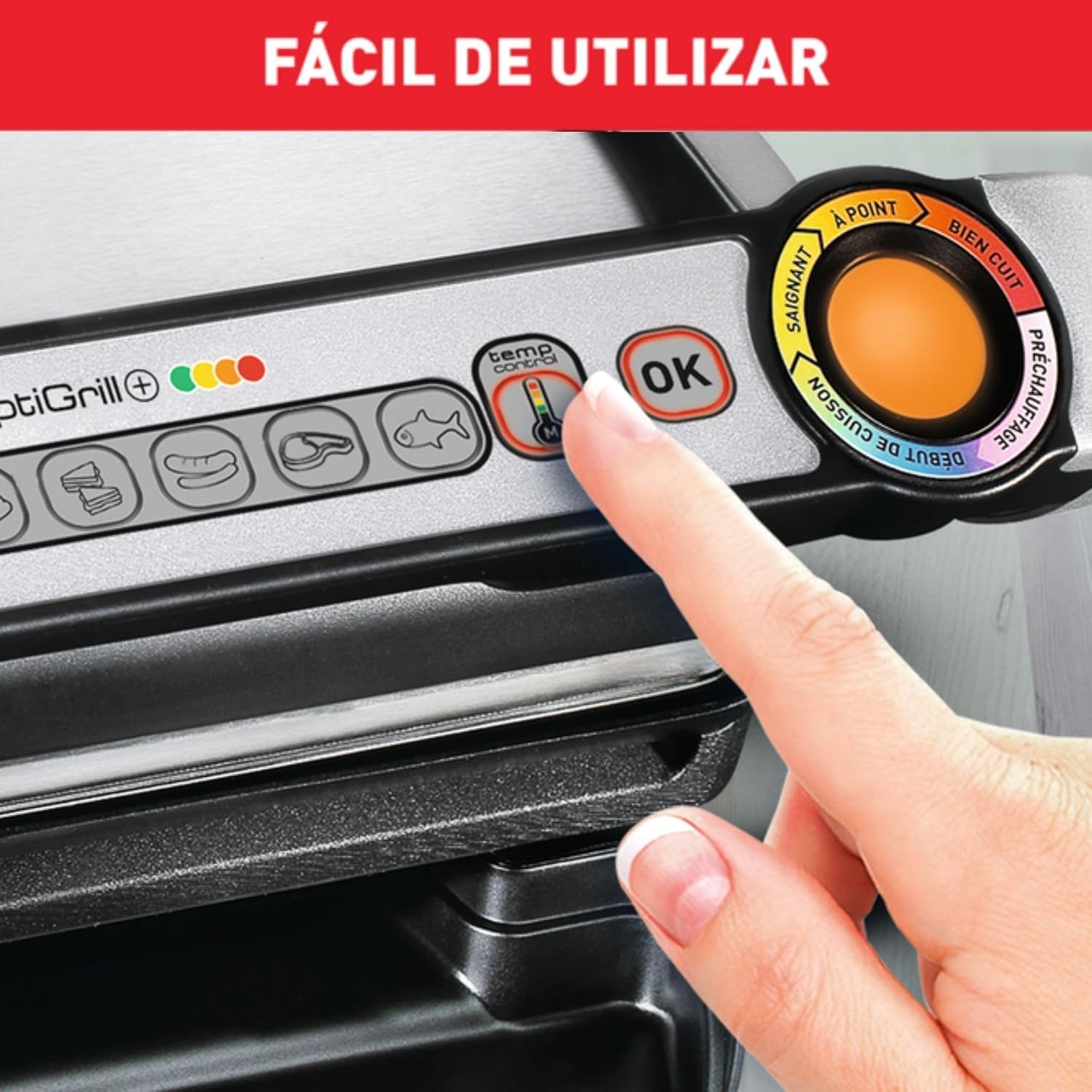 Thumbnail 6 de Tefal Optigrill GC712D12 🍽️ Plancha Grill 2000W Multifunción