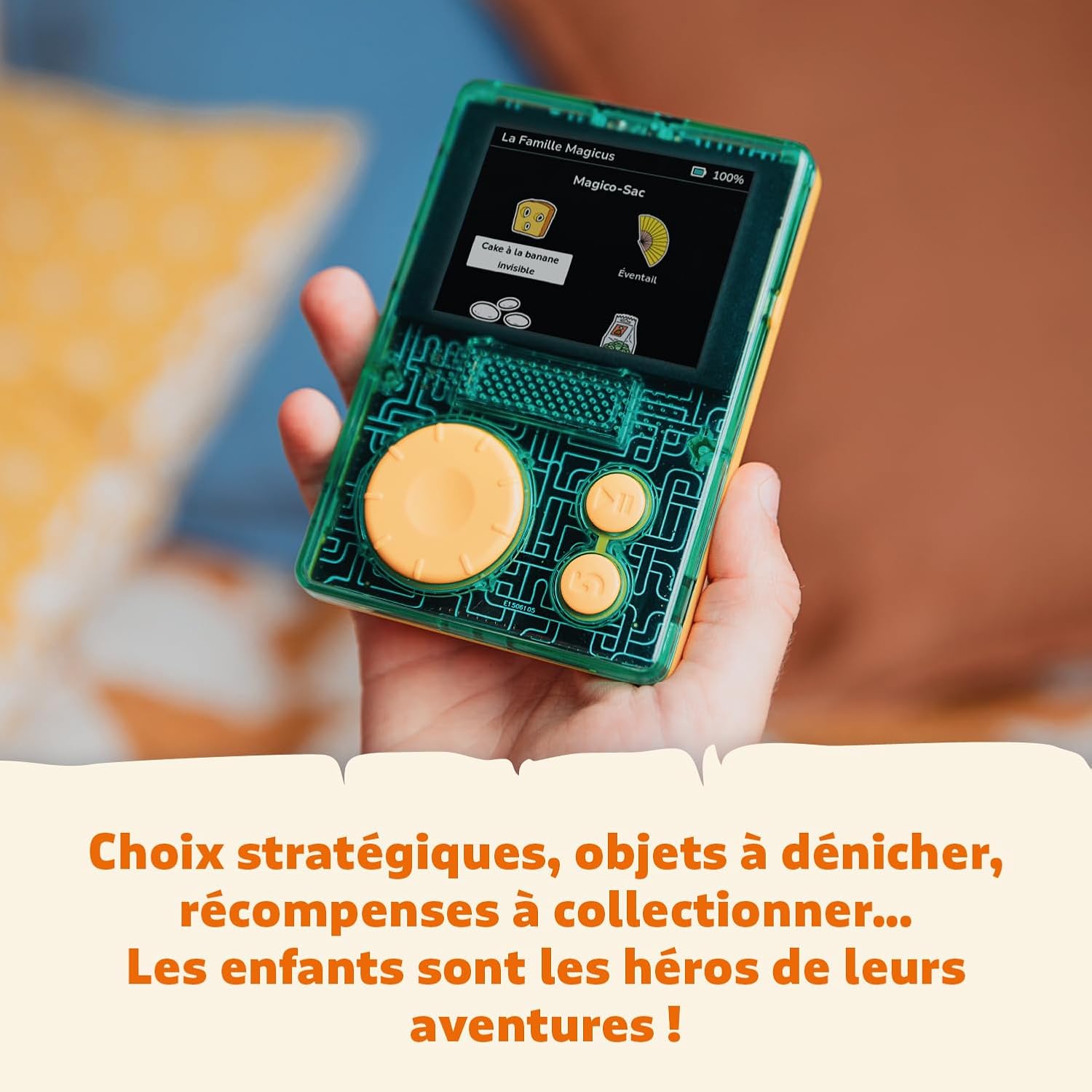 Thumbnail 3 de Lunii Pack baladeur Audio FLAM : FLAM + coque antichocs Protection Officielle verte et 2h45 d’histoires à télécharger