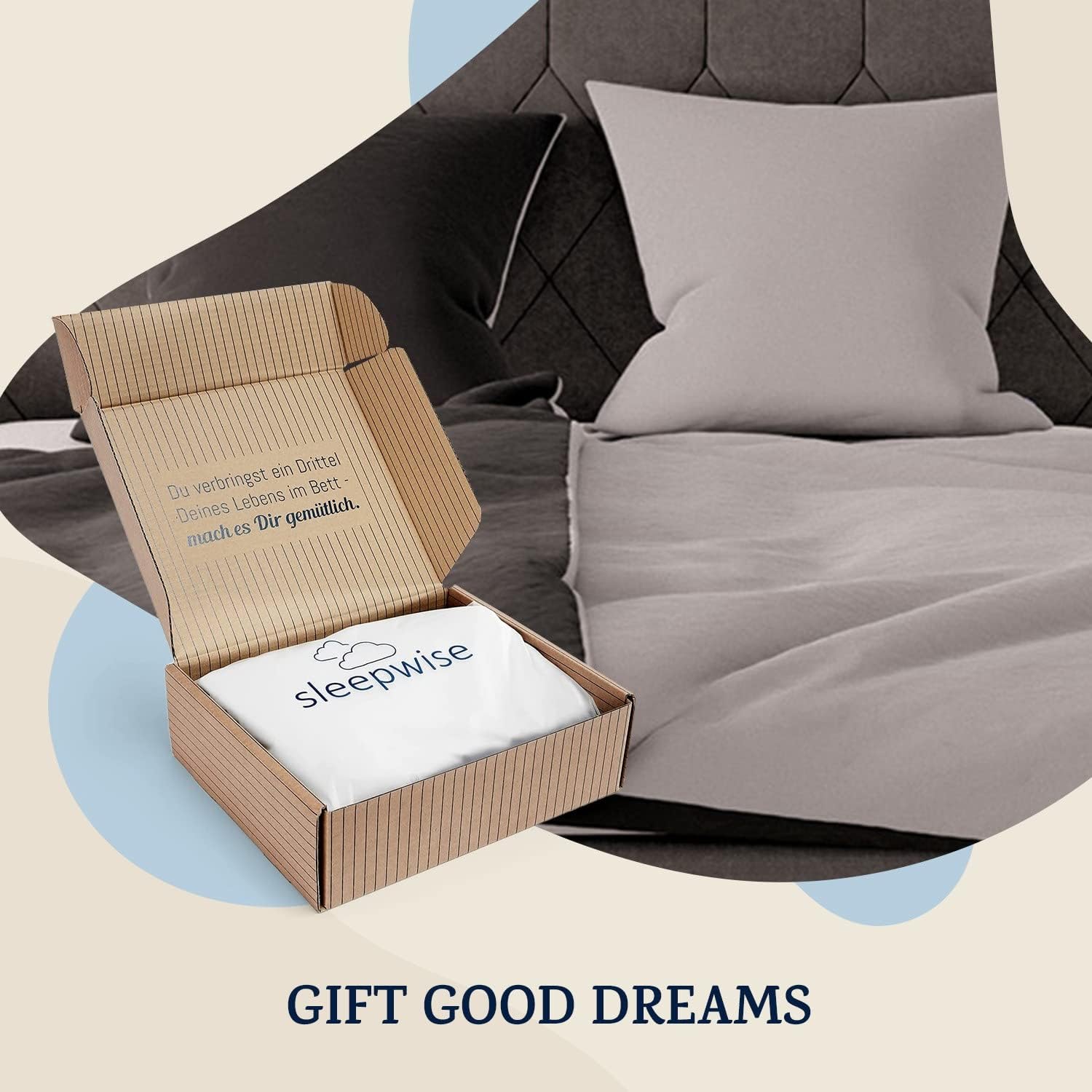 Detalle de Sleepwise housse de couette 240 x 220 en microfibre Oeko-TEX® + taies d’oreiller antistatiques