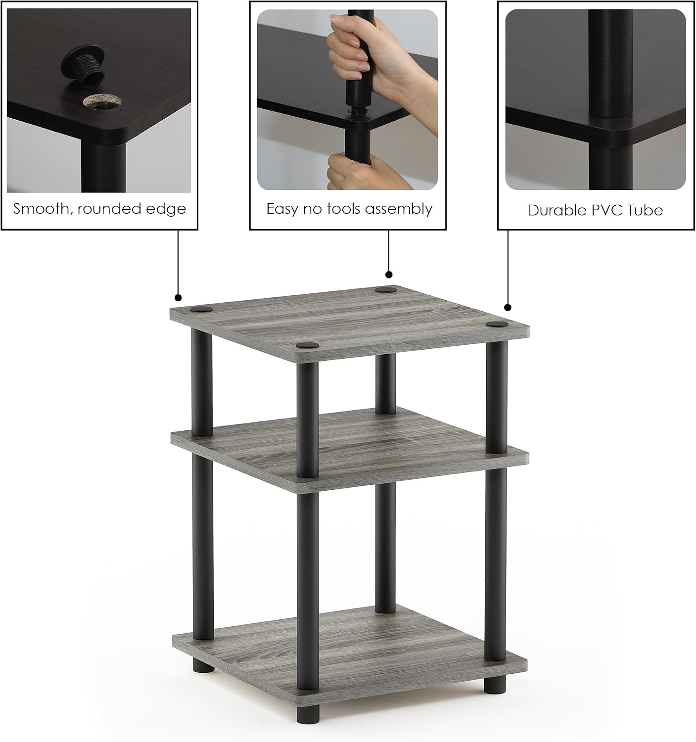 Thumbnail 6 de Furinno Turn-N-Tube Scaffale 52,58 cm in legno