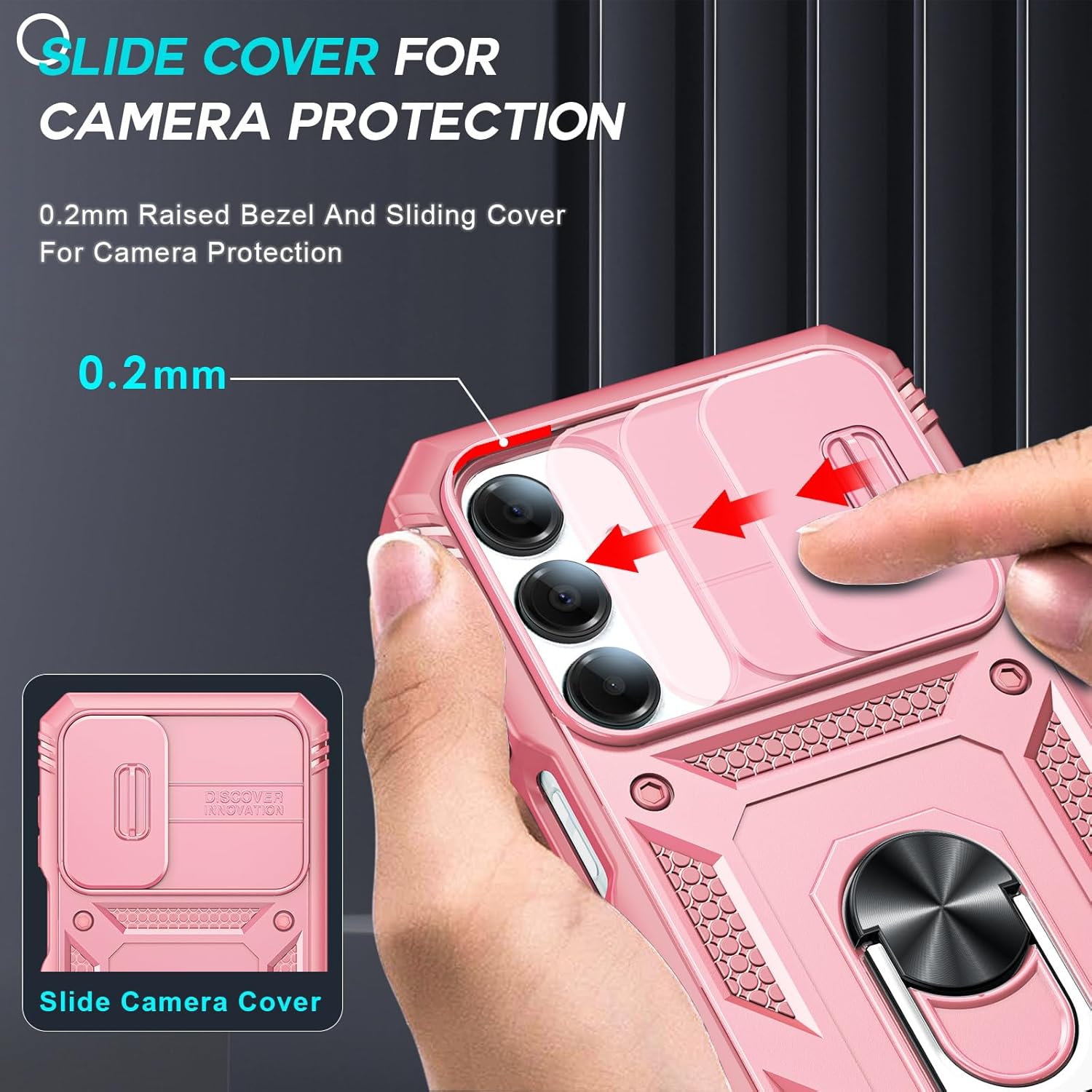 Thumbnail 1 de LeYi Galaxy A17 Protective Case with Camera Slider