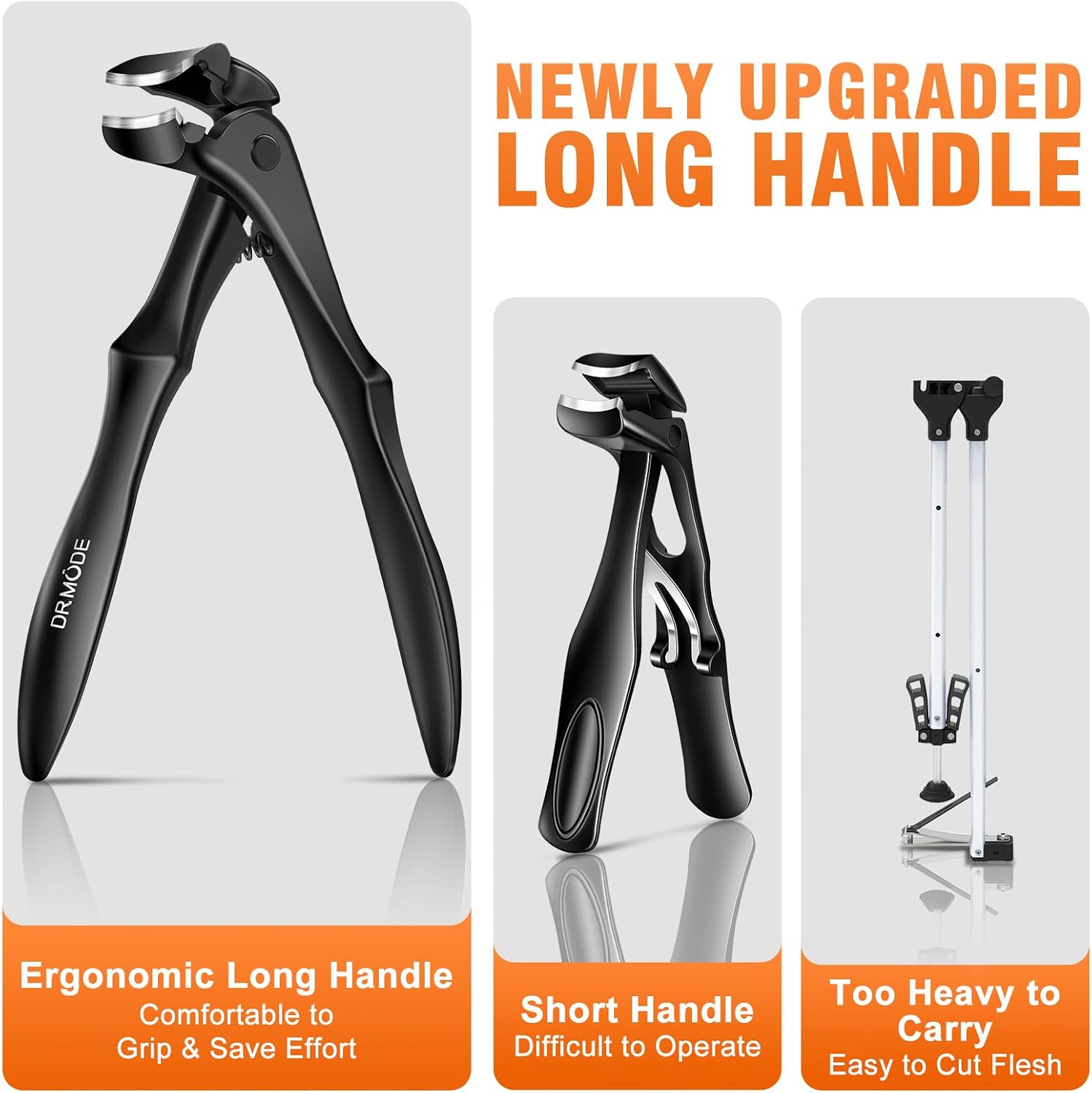 Thumbnail 4 de DRMODE Long Handled Angled Head Toenail Clippers for Thick Nails ✂