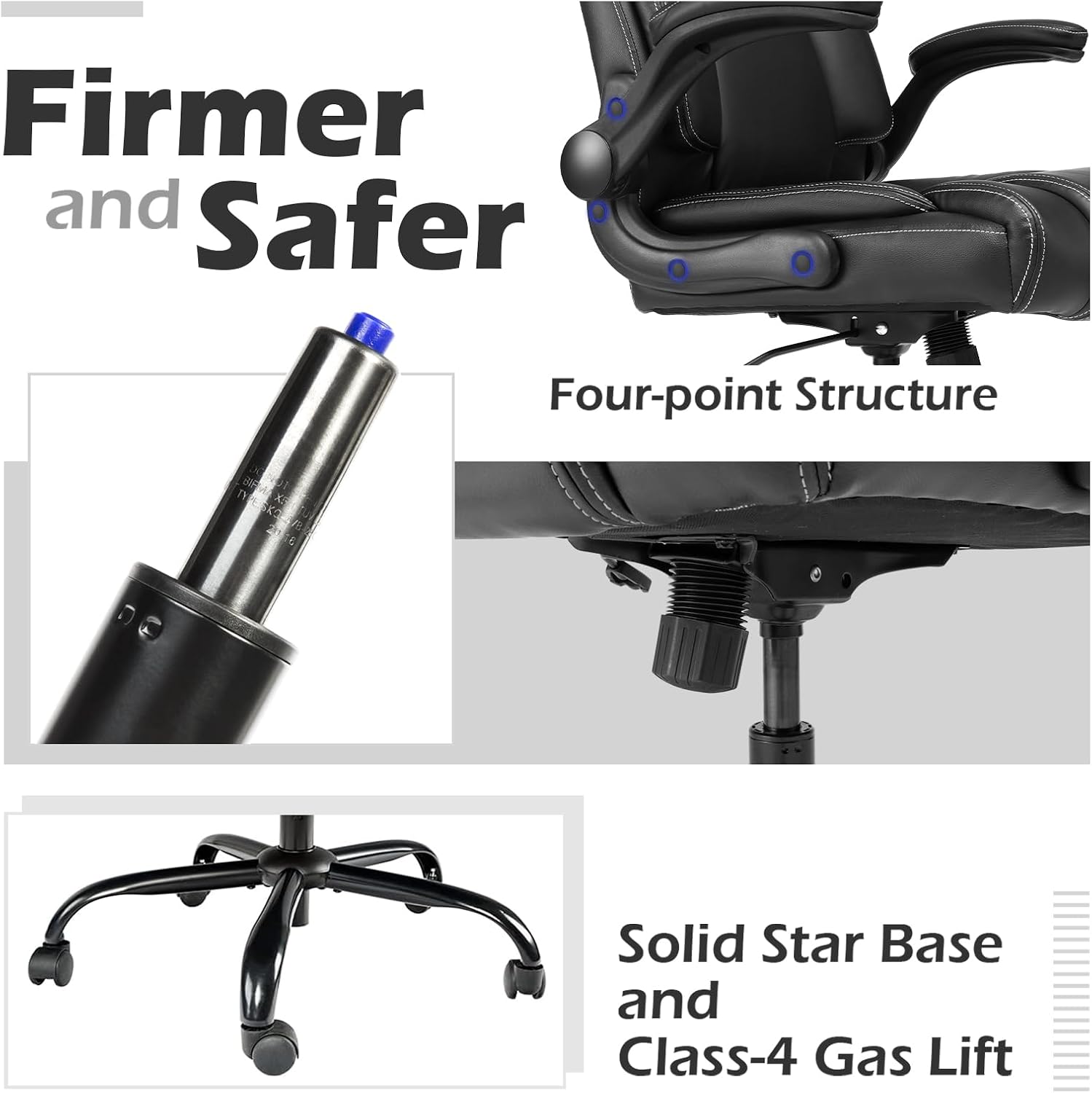 Thumbnail 6 de Executive Office Chair with Flip-Up Arms
