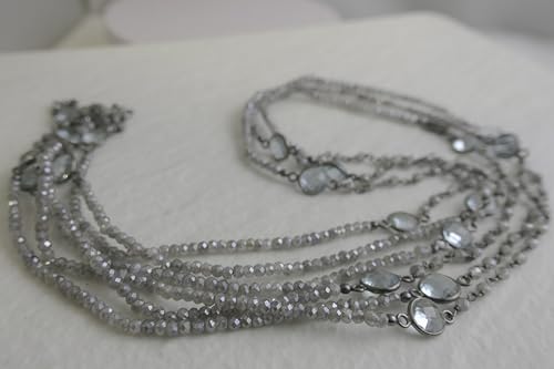 Thumbnail 6 de Sophia Rose Jewellery Labradorit & Blautopas Halskette – 187 cm