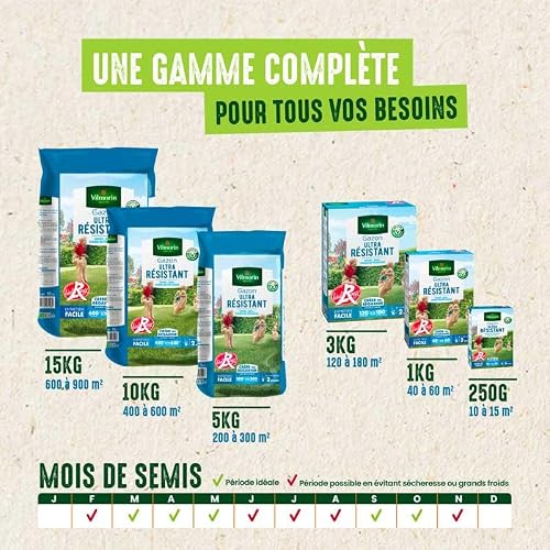 Thumbnail 8 de Vilmorin Gazon Ultra Résistant 1 kg — gazon conçu pour familles actives