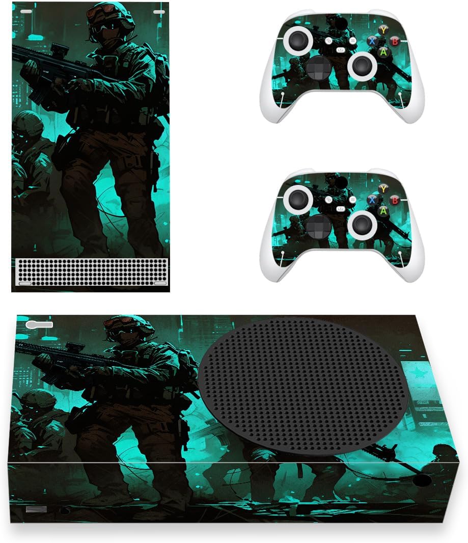 Detalle de PlayVital Custom Vinyl Skins for Xbox Series S – Fearlessness