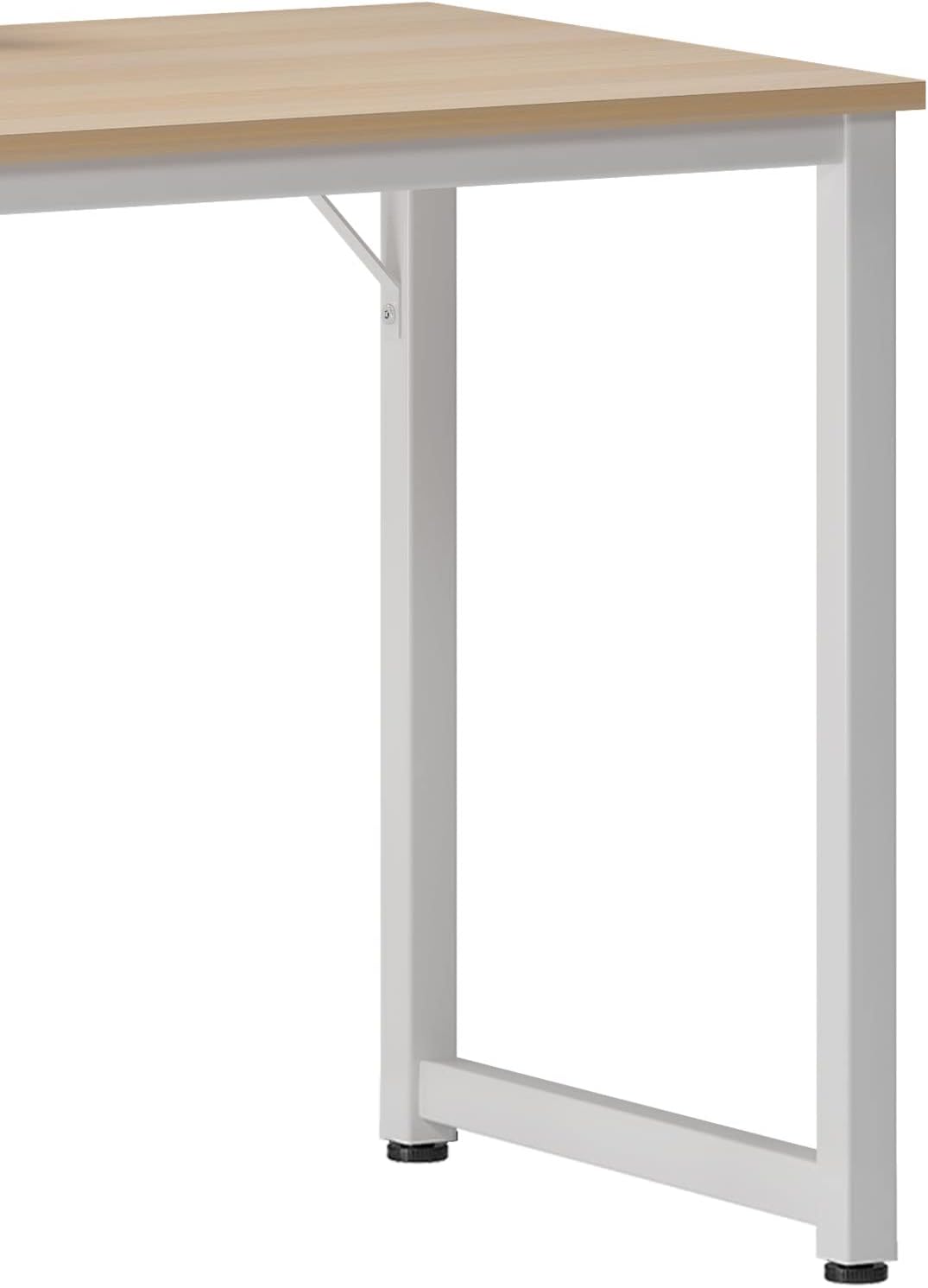 Thumbnail 3 de SogesHome Bureau d'ordinateur – Table PC en bois et acier, 80 x 40 x 75 cm