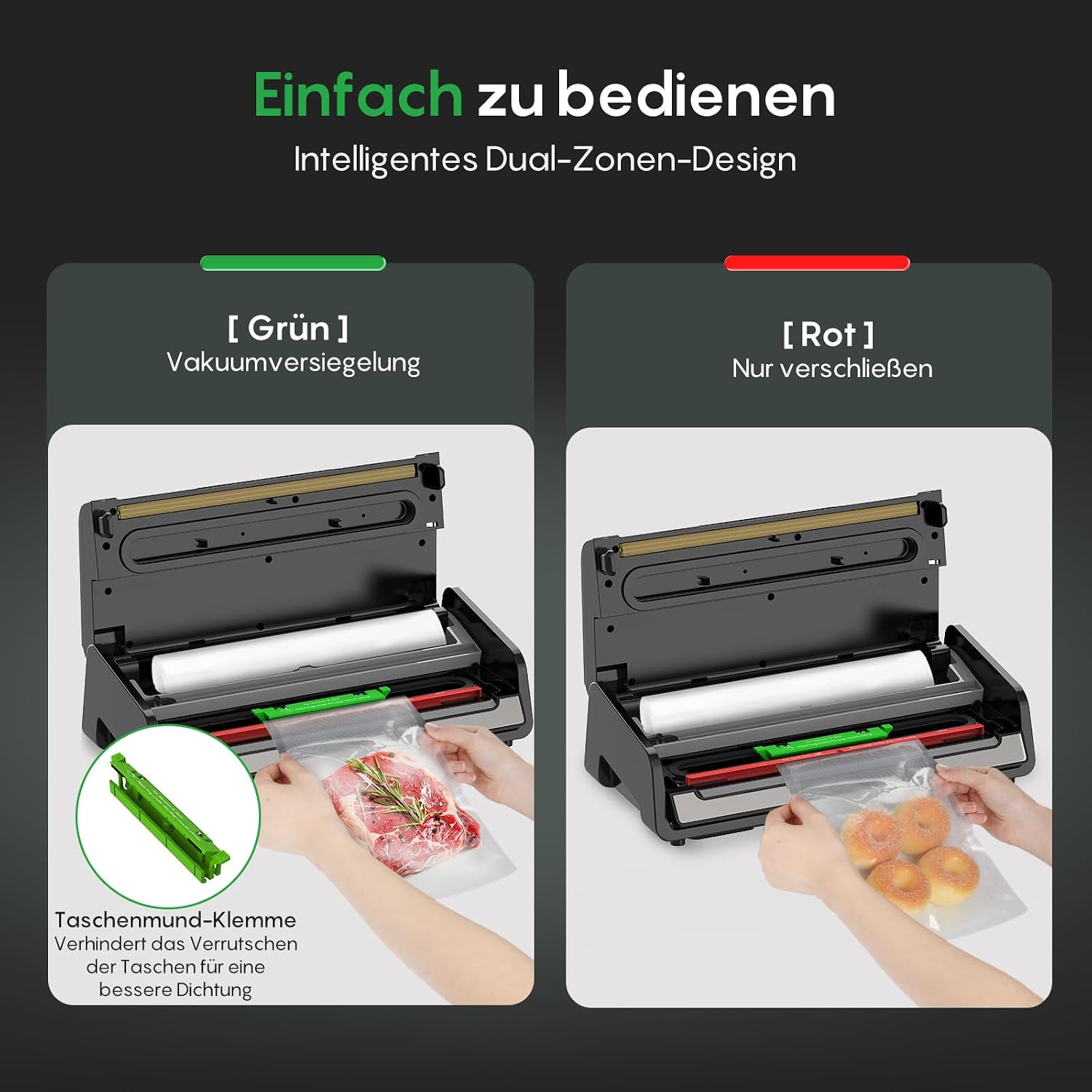 Thumbnail 6 de FRESKO Automatische Vakuumiergerät – Automax V6 (140 W) mit doppelkammer-Design