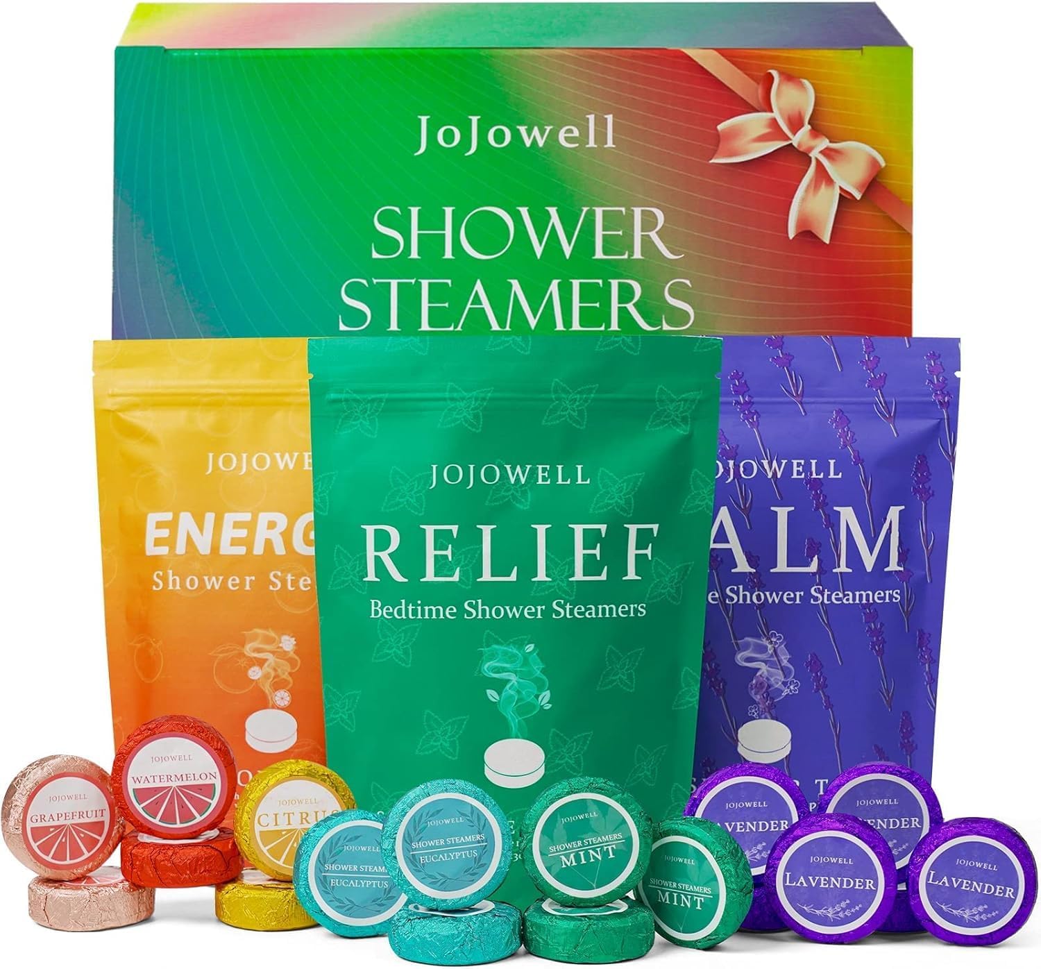 Detalle de JoJowell 18 Pack Shower Steamers