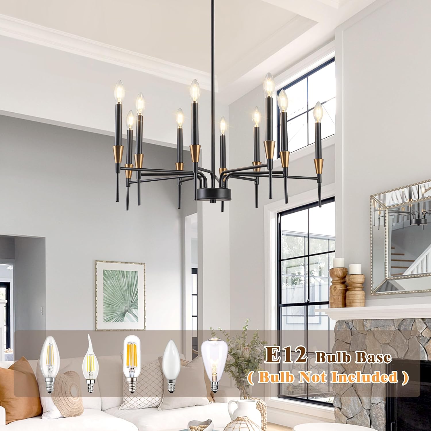 Thumbnail 6 de 10-light chandelier