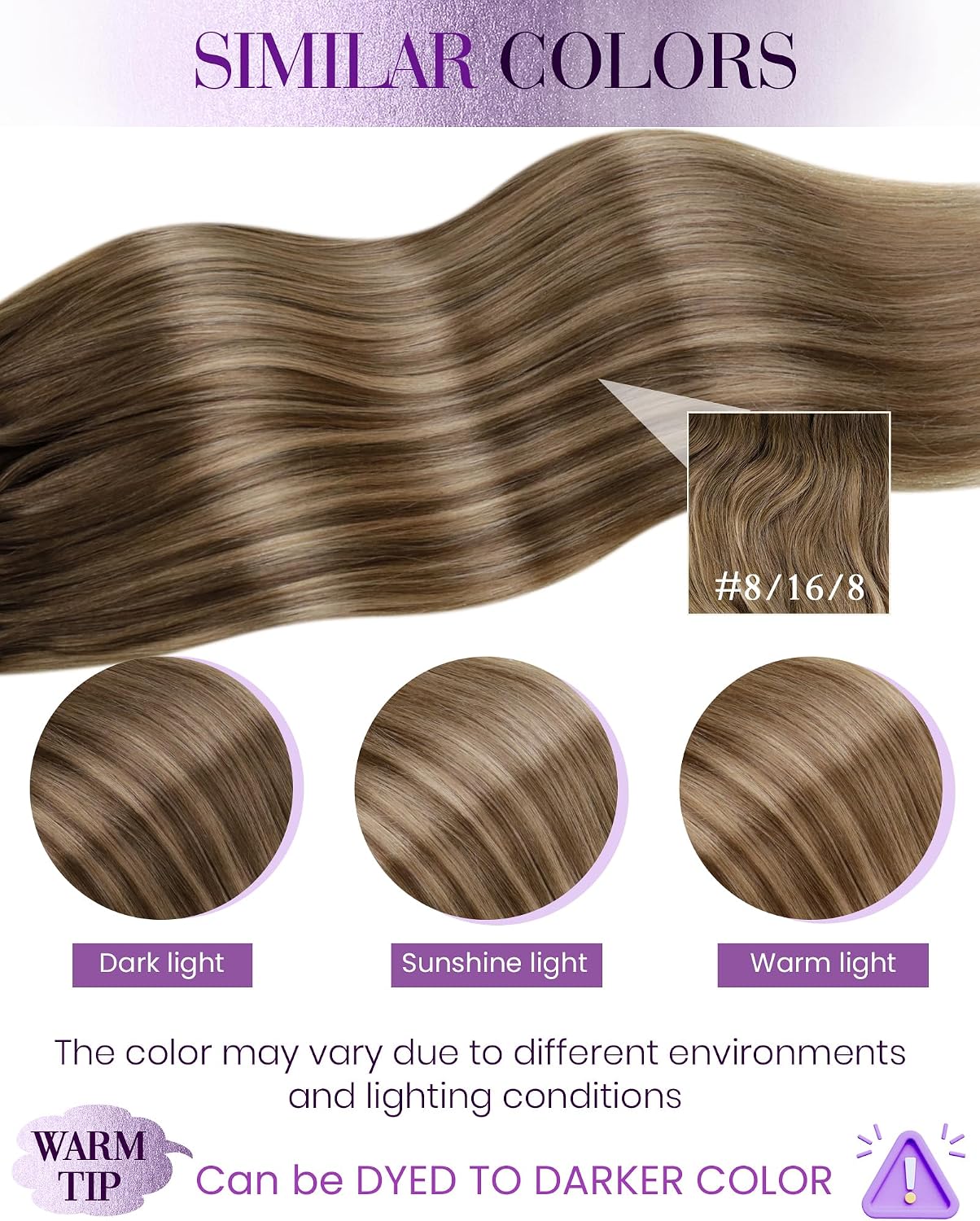 Thumbnail 5 de LaaVoo micro beads hair extensions 14 inch