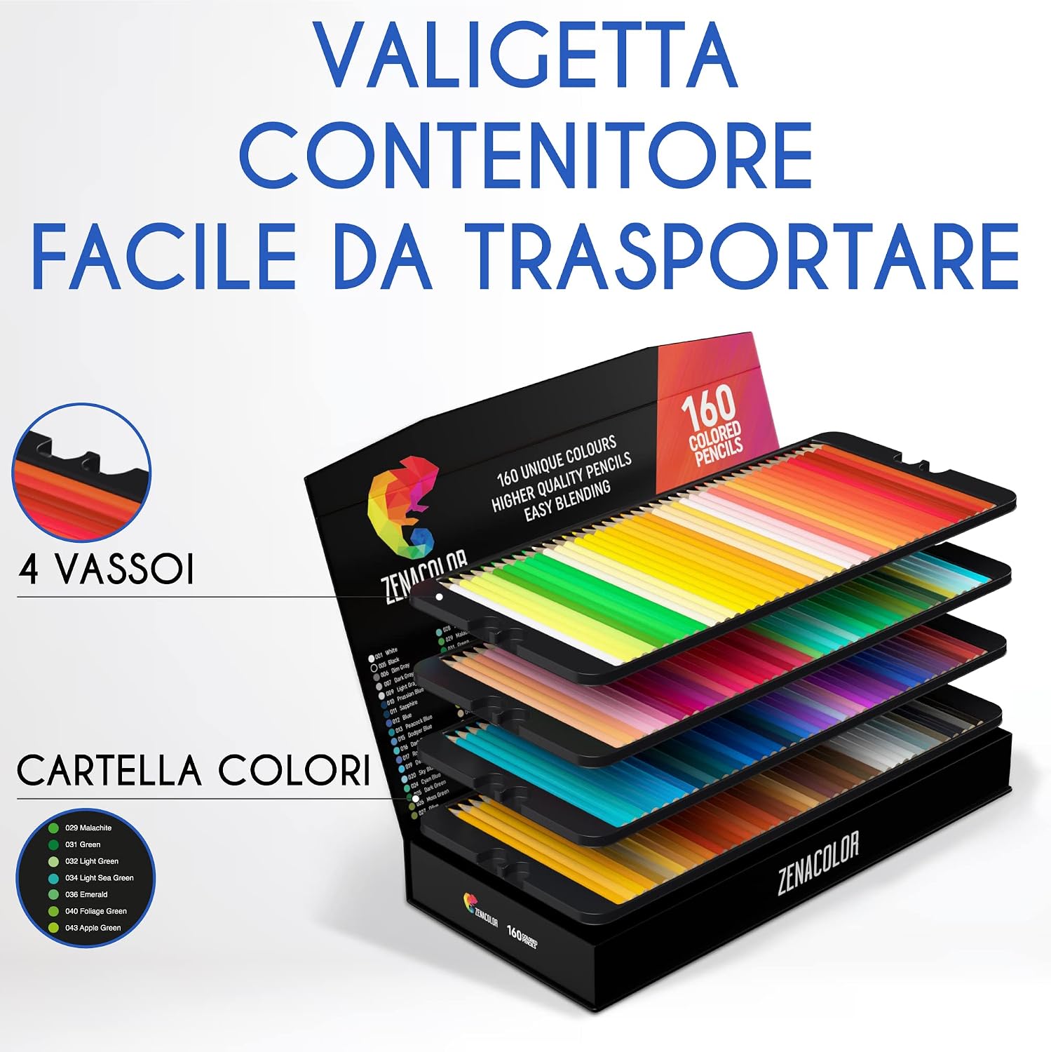 Thumbnail 5 de Zenacolor 160 Matite Colorate Uniche 🎨