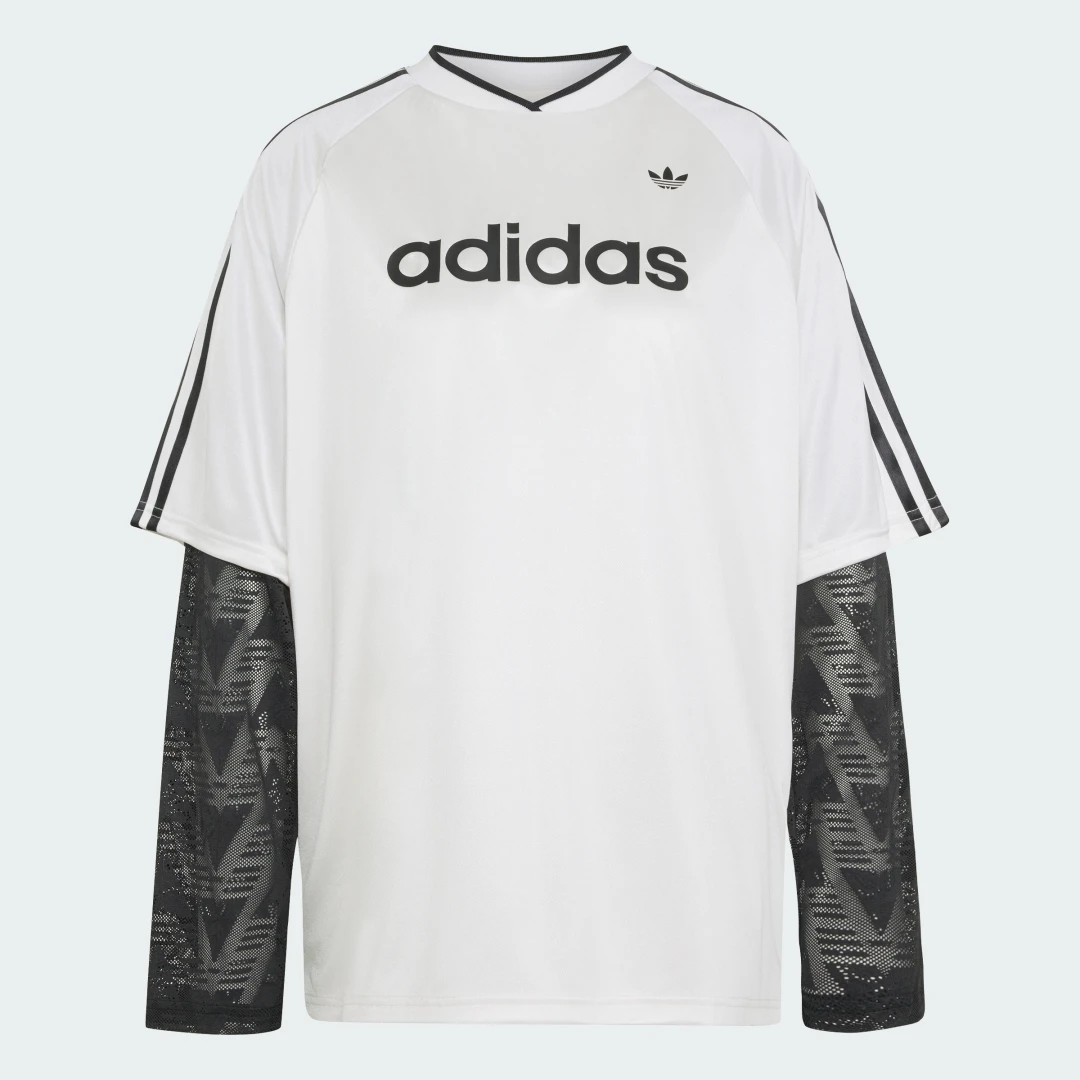 Detalle de Camiseta de manga larga con encaje — Adidas