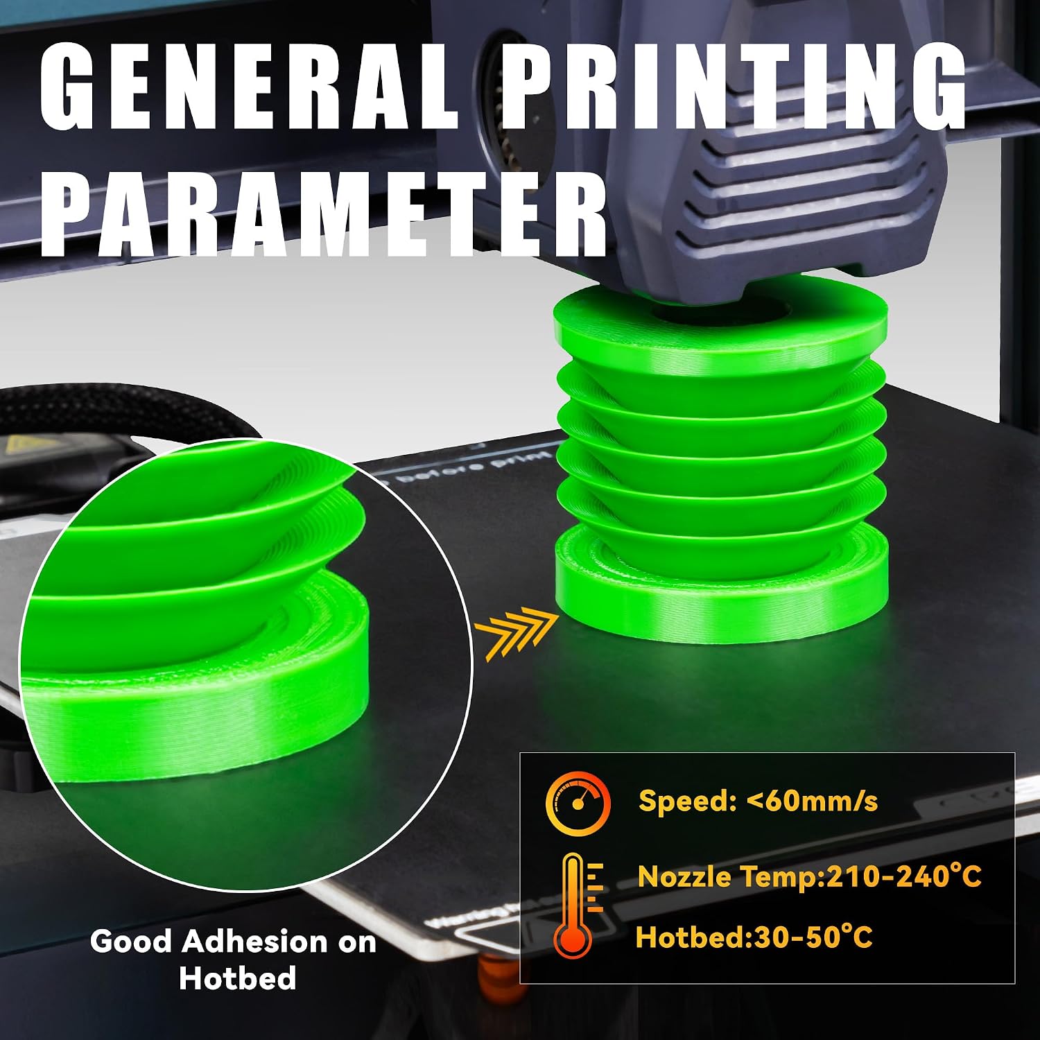 Detalle 2 de TINMORRY TPU Filament 1.75 mm 95A Schwarz
