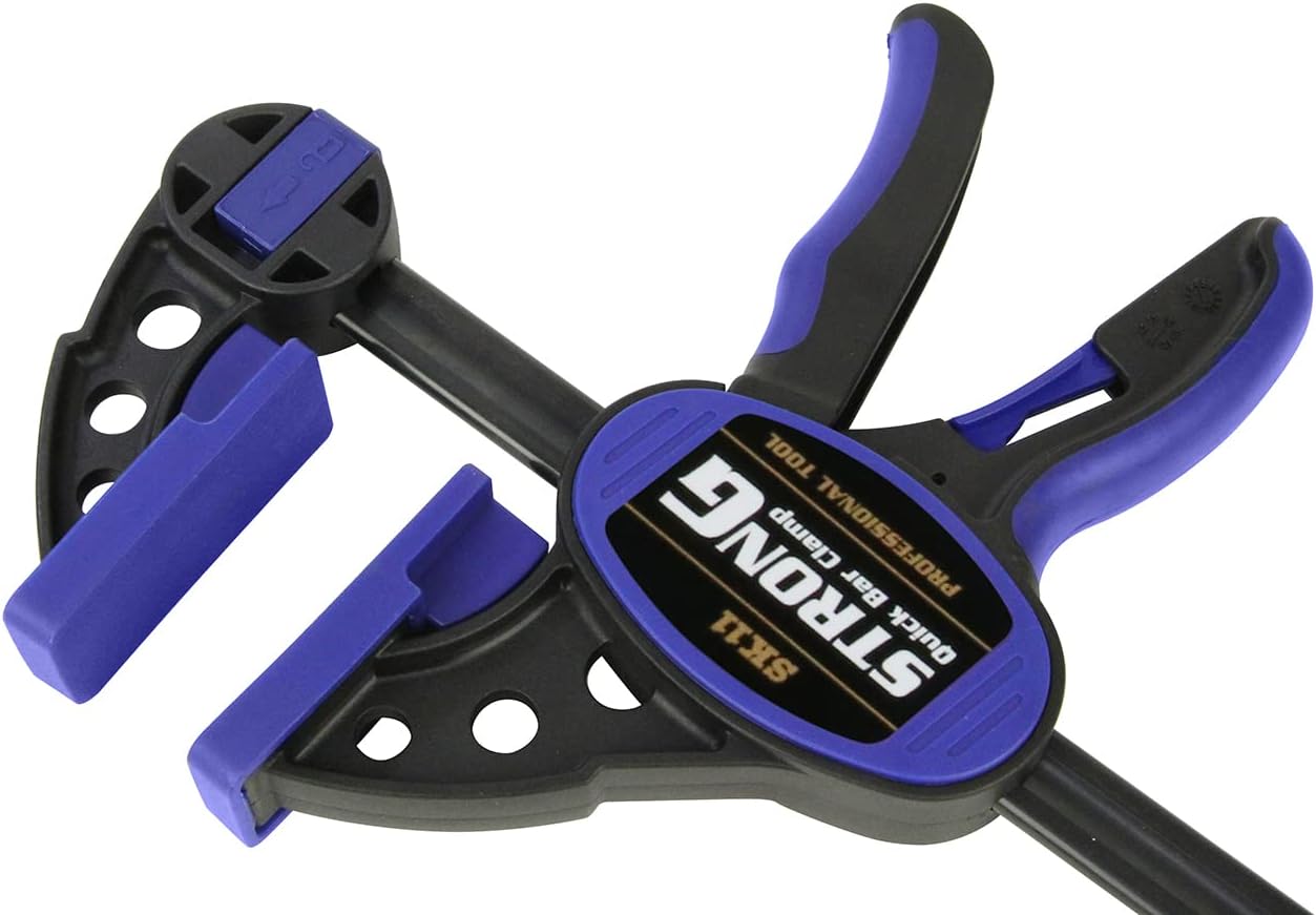 Detalle 1 de SK11 怪力クイックバークランプ SRC-600L 口開き600mm・最大締付力150kg