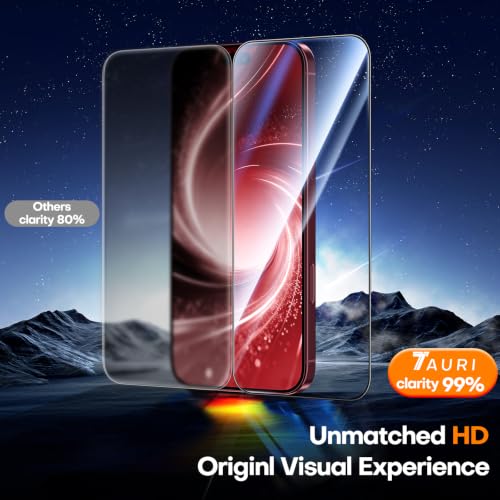 Thumbnail 8 de TAURI 2 Pack for iPhone 18 Pro Max Screen Protector — 9H Tempered Glass with 1-Step Install