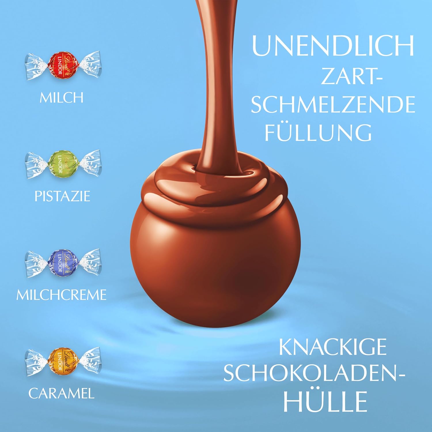 Thumbnail 1 de Lindt LINDOR Vollmilch Kugeln 1 kg