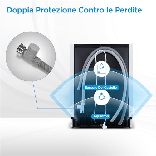Thumbnail 7 de Midea Lavastoviglie Libera Installazione 12 Coperti, 6 Programmi, 60 cm inox