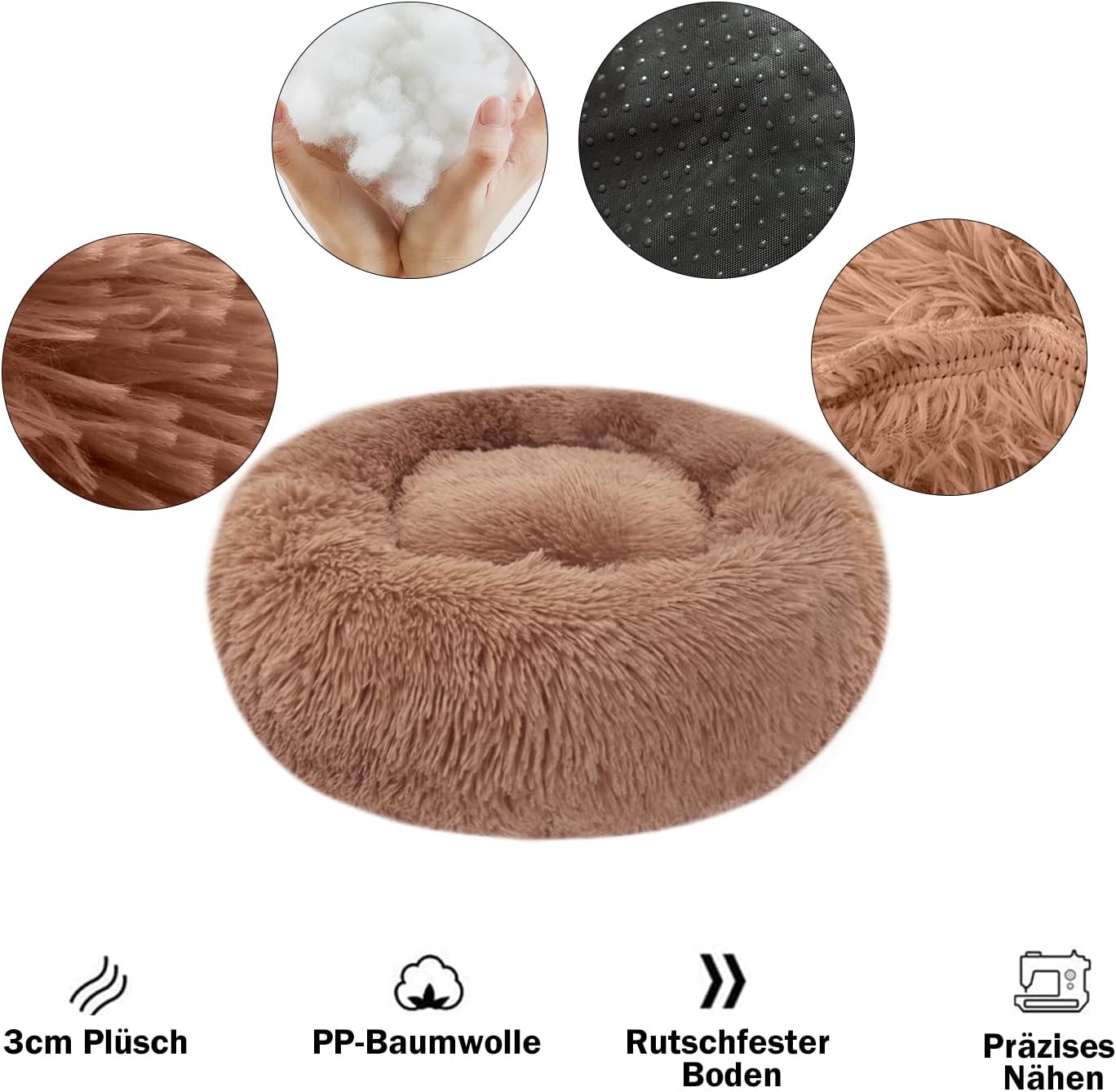 Detalle de Cuccia antistress 70 cm a ciambella