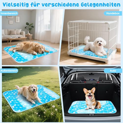 Thumbnail 6 de Tsmertor Kühlmatte Hund 60x45cm – Selbstkühlende Matte gegen Sommerhitze für Kleine Hunde & Katzen