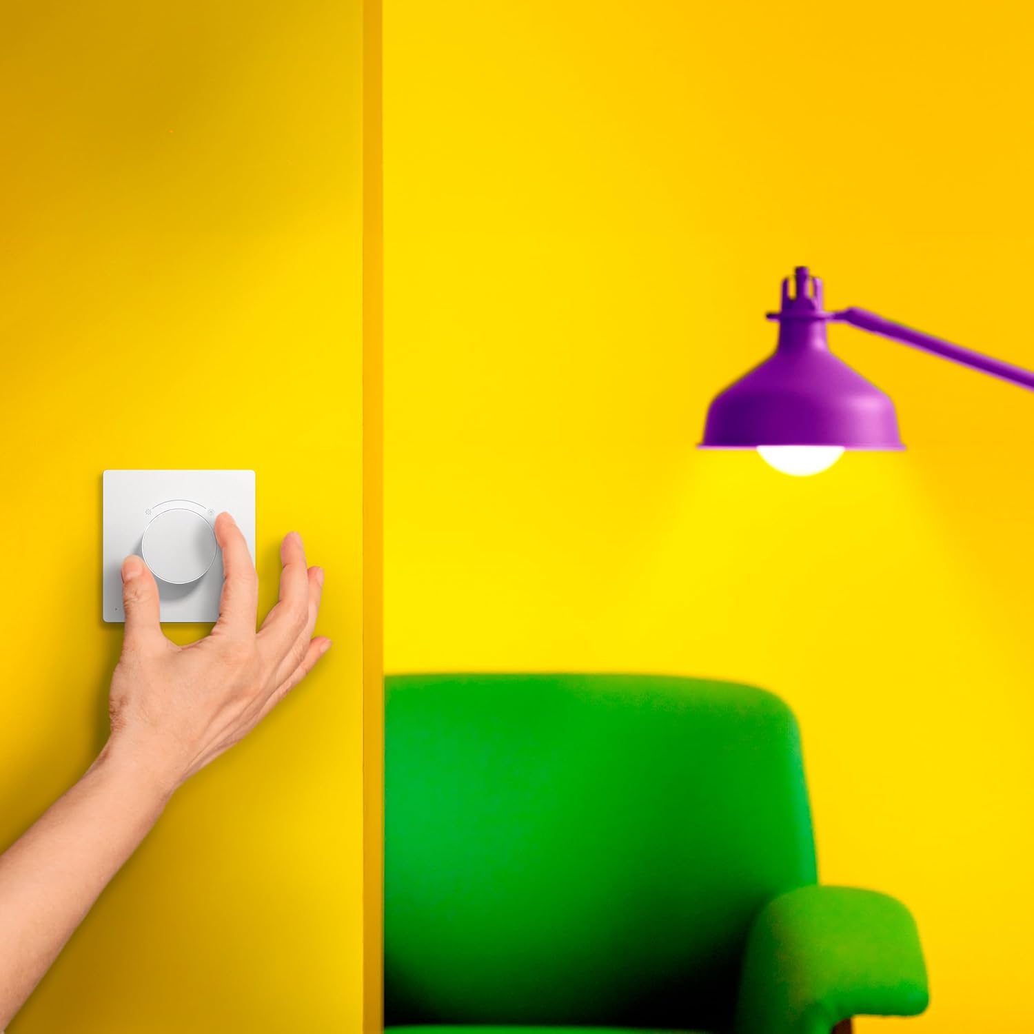Thumbnail 1 de WiZ Smart Dial Switch — Interrupteur à cadran connecté sans installation