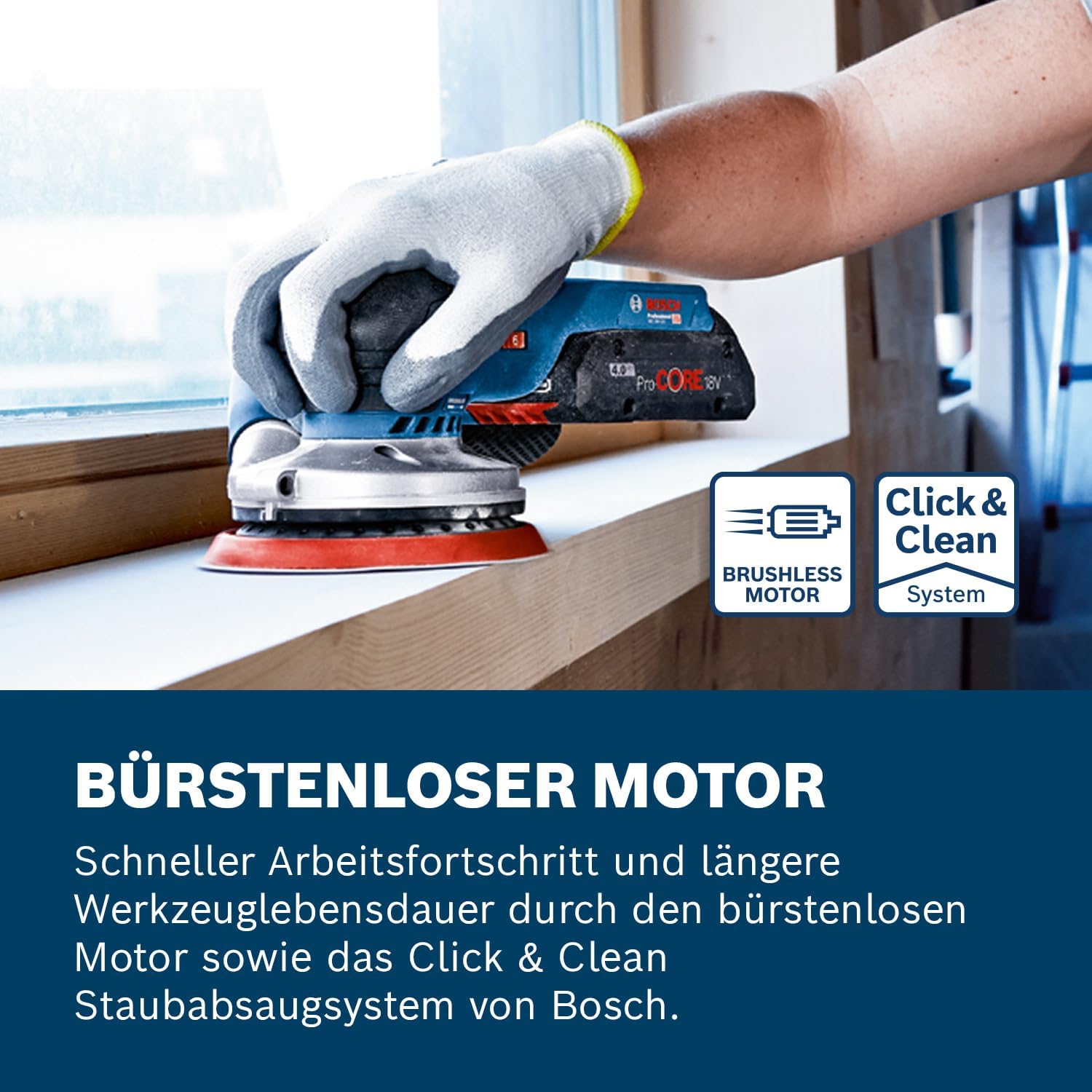 Thumbnail 3 de Bosch Professional 18V System GEX 18V-125 Exzenterschleifer (125 mm, ohne Akku/Ladegerät)