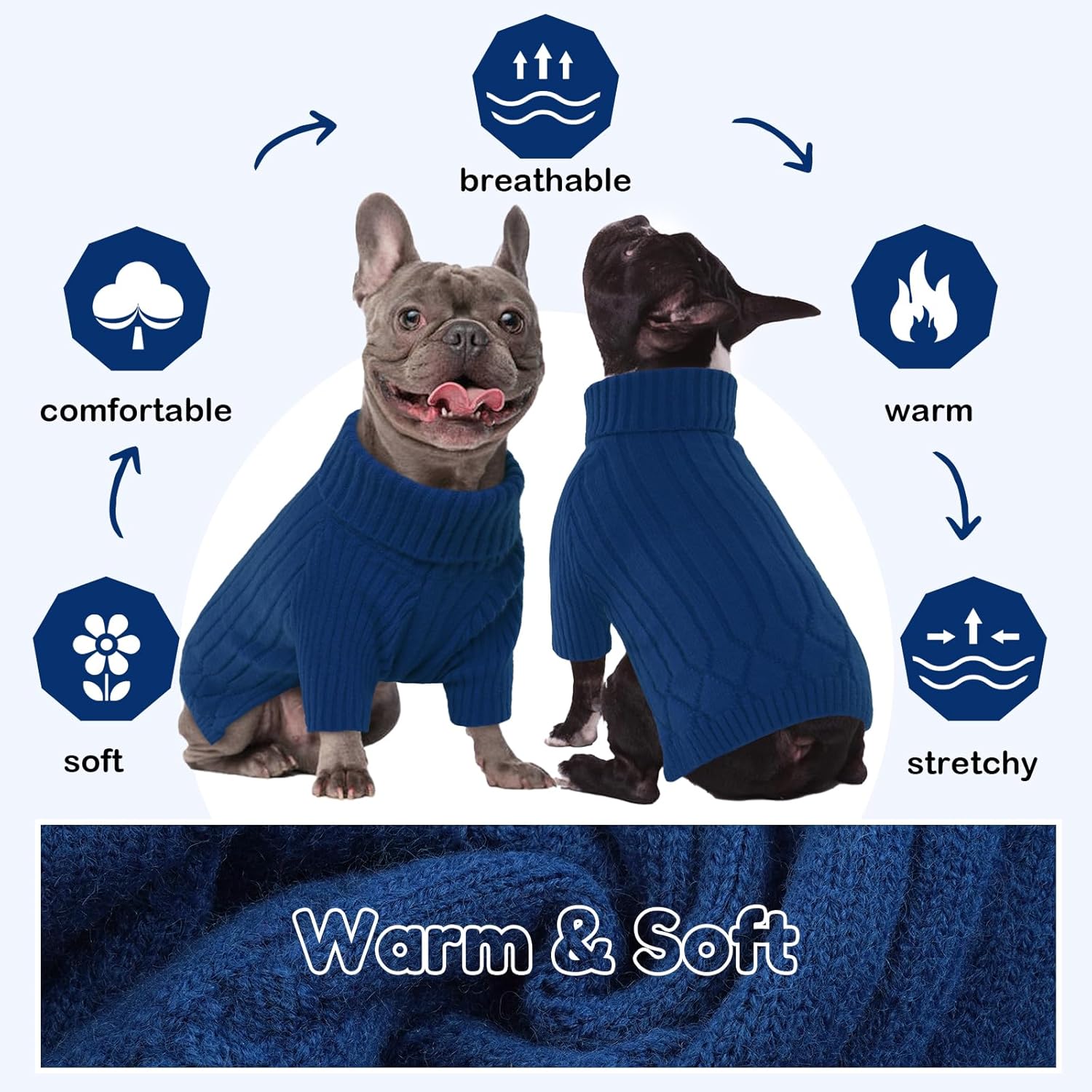 Thumbnail 3 de OUOBOB Large Breed Dog Jumpers XXXL
