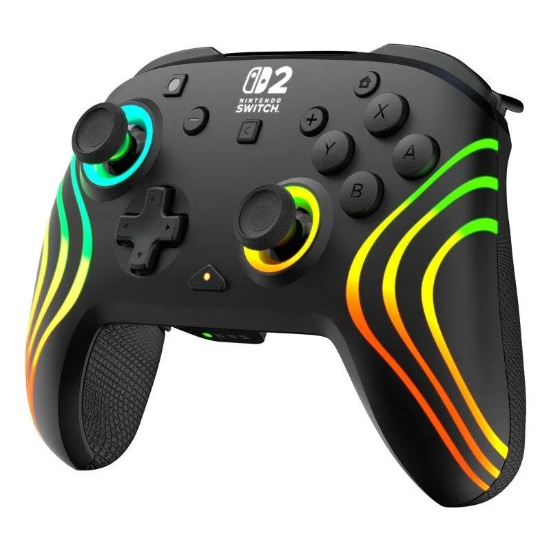 Detalle de Mando Turtle Beach Afterglow Wave Wireless Black RGB Bluetooth USB-C Switch 2