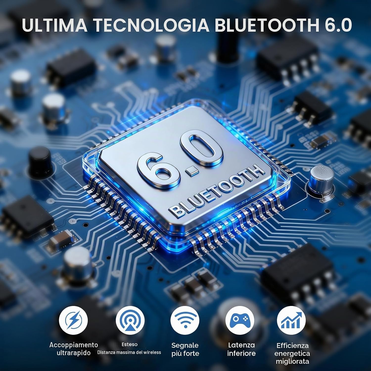 Detalle 1 de FOFUN NC95 cuffie wireless con ANC 6.0